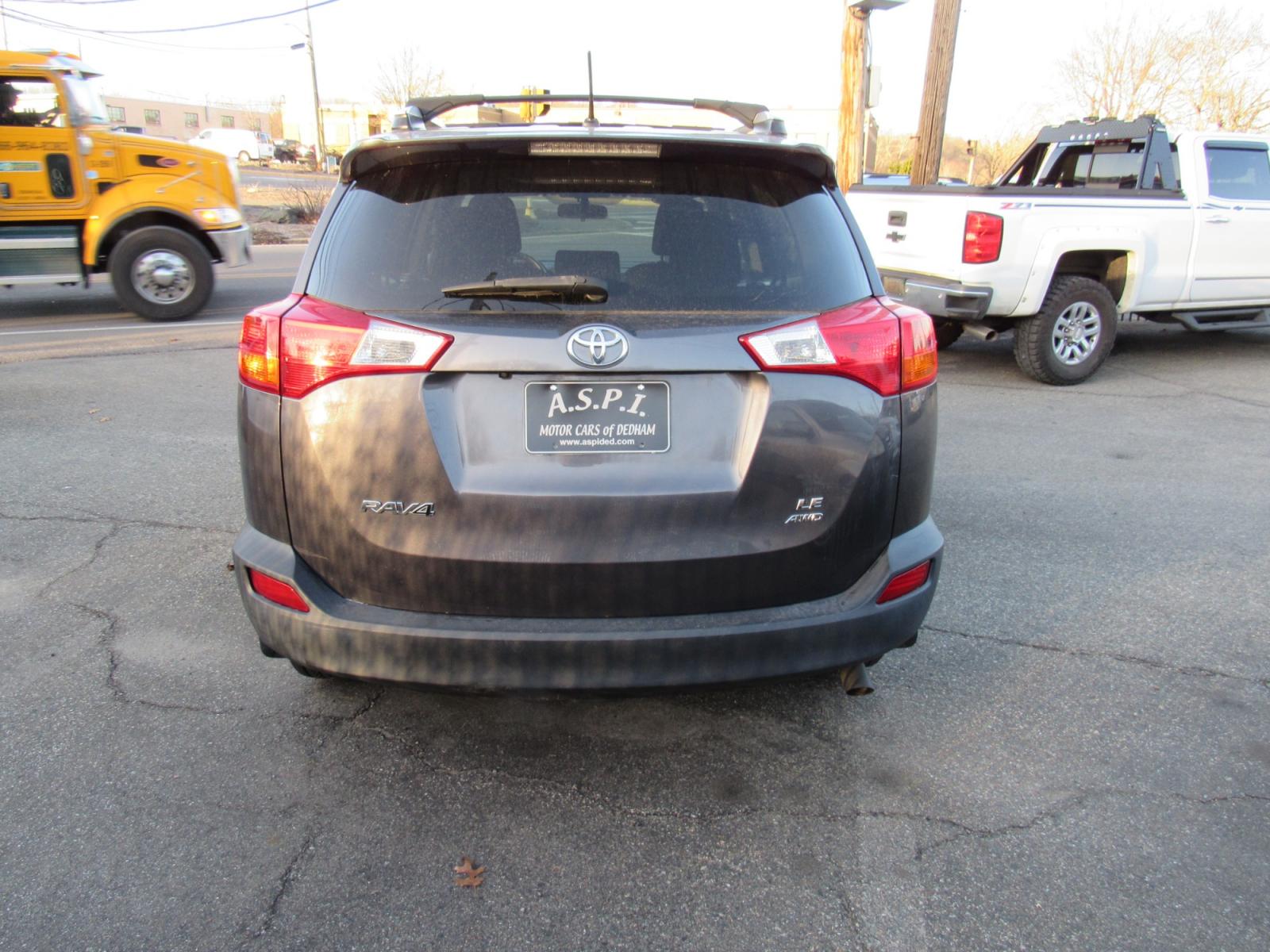 2015 Gray /Gray Toyota RAV4 LE AWD (JTMBFREV5FJ) with an 2.5L L4 DOHC 16V engine, Automatic transmission, located at 215 Milton St, Dedham, MA, 02026, (781) 329-5144, 42.241905, -71.157295 - This nice little SUV is in excellent condition. Runs great. All ASPI Motor Cras vehicles are fully serviced before they are delivered. Our inventory goes through a 200 point digital inspection, that is attached to this ad. Come with a 3/3 nationwide warranty included in the price. Call for details. - Photo #5