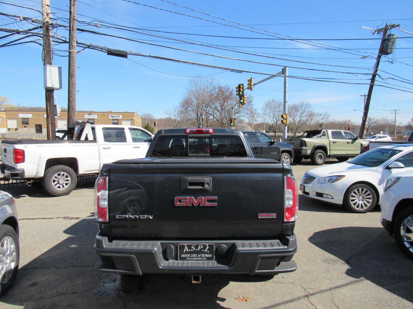2017 Gray /Gray GMC Canyon SLE Ext. Cab 4WD (1GTH6CEN8H1) with an 3.6L V6 DOHC 24V engine, 6A transmission, located at 215 Milton St, Dedham, MA, 02026, (781) 329-5144, 42.241905, -71.157295 - This nice little Pick up is in excellent condition. Loaded up with Leather.Runs great. All ASPI Motor Cars are fully serviced before they are delivered to assure the highest quality used vehicles. Prices on all vehicles do not include $299.95 Documentation fee, as well as Massachusetts sales tax - Photo#3