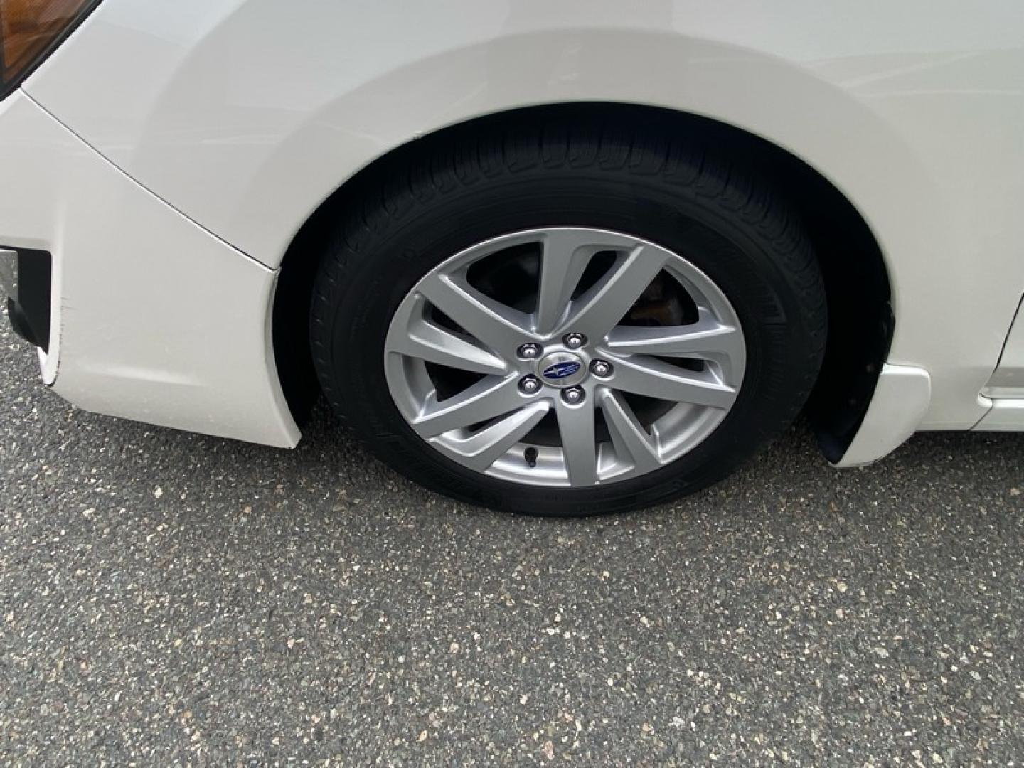 2015 White /Tan Subaru Impreza 2.0i Premium PZEV 5-Door (JF1GPAC61FH) with an 2.0L H4 DOHC 16V engine, Continuously Variable Transmission transmission, located at 215 Milton St, Dedham, MA, 02026, (781) 329-5144, 42.241905, -71.157295 - Photo#20