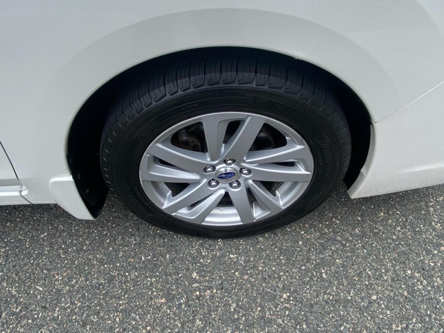2015 White /Tan Subaru Impreza 2.0i Premium PZEV 5-Door (JF1GPAC61FH) with an 2.0L H4 DOHC 16V engine, Continuously Variable Transmission transmission, located at 215 Milton St, Dedham, MA, 02026, (781) 329-5144, 42.241905, -71.157295 - Photo#21