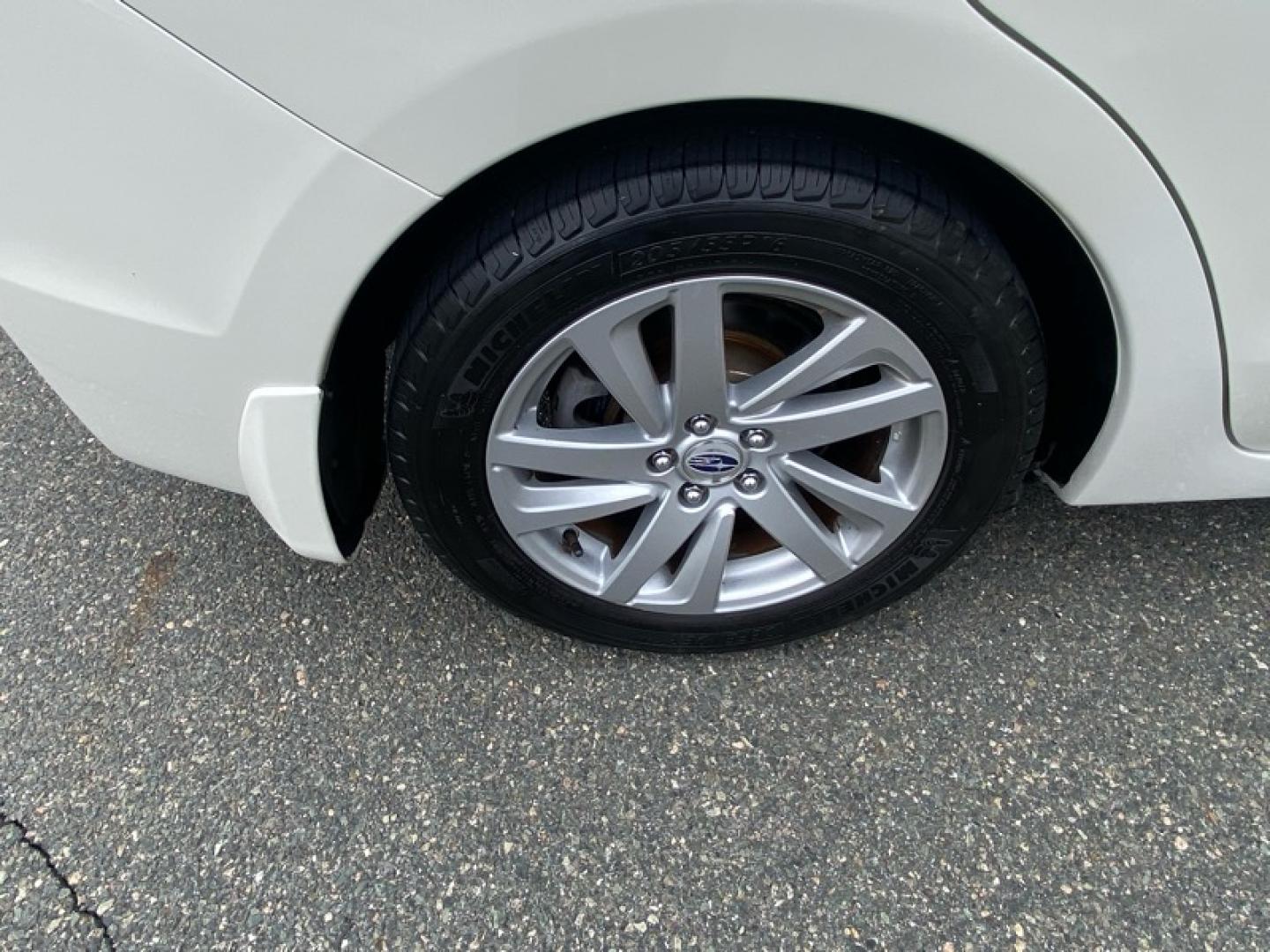 2015 White /Tan Subaru Impreza 2.0i Premium PZEV 5-Door (JF1GPAC61FH) with an 2.0L H4 DOHC 16V engine, Continuously Variable Transmission transmission, located at 215 Milton St, Dedham, MA, 02026, (781) 329-5144, 42.241905, -71.157295 - Photo#22