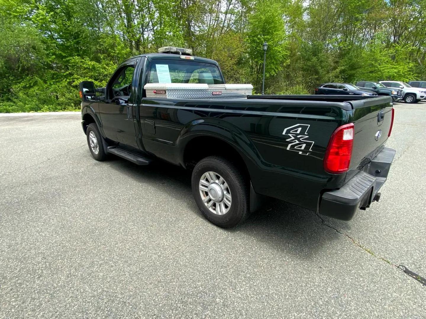 2013 Green /Grey Ford F-250 SD XL 4WD (1FTBF2B69DE) with an 6.2L V8 OHV 16V engine, 6-Speed Automatic transmission, located at 215 Milton St, Dedham, MA, 02026, (781) 329-5144, 42.241905, -71.157295 - FULLY SERVICED, READY FOR WORK!!! Prices on all vehicles do not include $299.95 Documentation fee, as well as Massachusetts sales tax, Registration, Title Fee and State inspection. We try our hardest to be as accurate in our descriptions as possible. ASPI Motor Cars is not responsible for err - Photo#5
