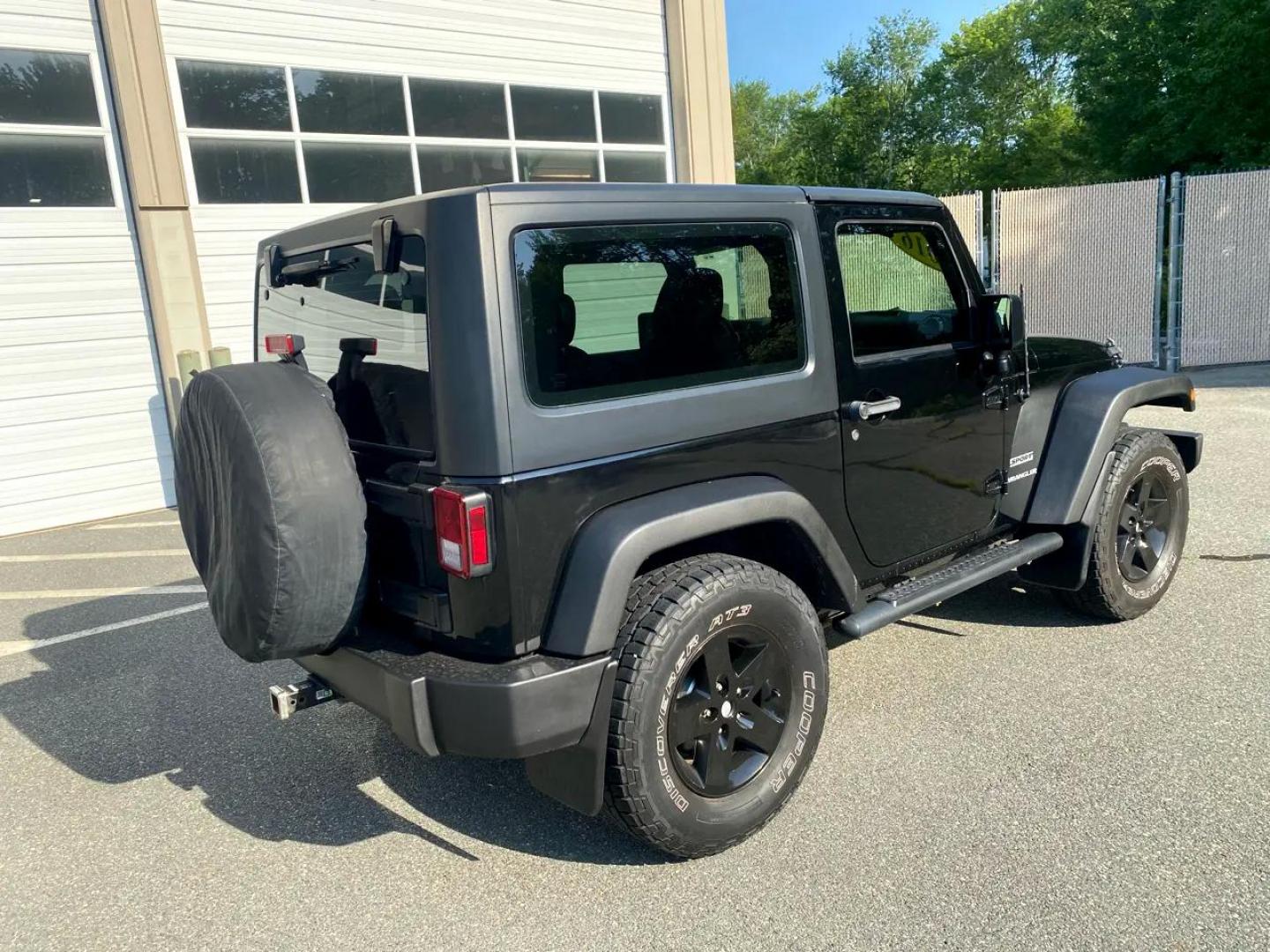 2016 BLACK /Grey Jeep Wrangler Sport 4WD (1C4AJWAG1GL) with an 3.6L V6 DOHC 24V FFV engine, Automatic transmission, located at 215 Milton St, Dedham, MA, 02026, (781) 329-5144, 42.241905, -71.157295 - Nice clean two door Sure to please Prices on all vehicles do not include $299.95 Documentation fee, as well as Massachusetts sales tax, Registration, Title Fee and State inspection. We try our hardest to be as accurate in our descriptions as possible. ASPI Motor Cars is not responsible for err - Photo#2
