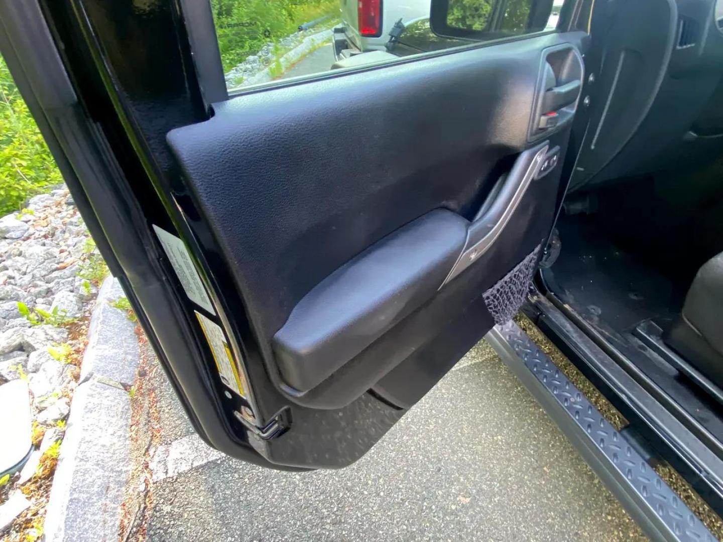 2016 BLACK /Grey Jeep Wrangler Sport 4WD (1C4AJWAG1GL) with an 3.6L V6 DOHC 24V FFV engine, Automatic transmission, located at 215 Milton St, Dedham, MA, 02026, (781) 329-5144, 42.241905, -71.157295 - Nice clean two door Sure to please Prices on all vehicles do not include $299.95 Documentation fee, as well as Massachusetts sales tax, Registration, Title Fee and State inspection. We try our hardest to be as accurate in our descriptions as possible. ASPI Motor Cars is not responsible for err - Photo#9