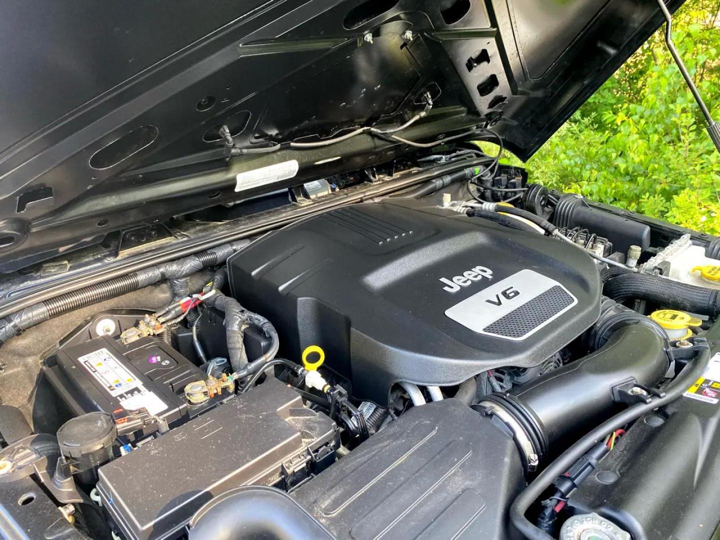 2016 BLACK /Grey Jeep Wrangler Sport 4WD (1C4AJWAG1GL) with an 3.6L V6 DOHC 24V FFV engine, Automatic transmission, located at 215 Milton St, Dedham, MA, 02026, (781) 329-5144, 42.241905, -71.157295 - Nice clean two door Sure to please Prices on all vehicles do not include $299.95 Documentation fee, as well as Massachusetts sales tax, Registration, Title Fee and State inspection. We try our hardest to be as accurate in our descriptions as possible. ASPI Motor Cars is not responsible for err - Photo#17