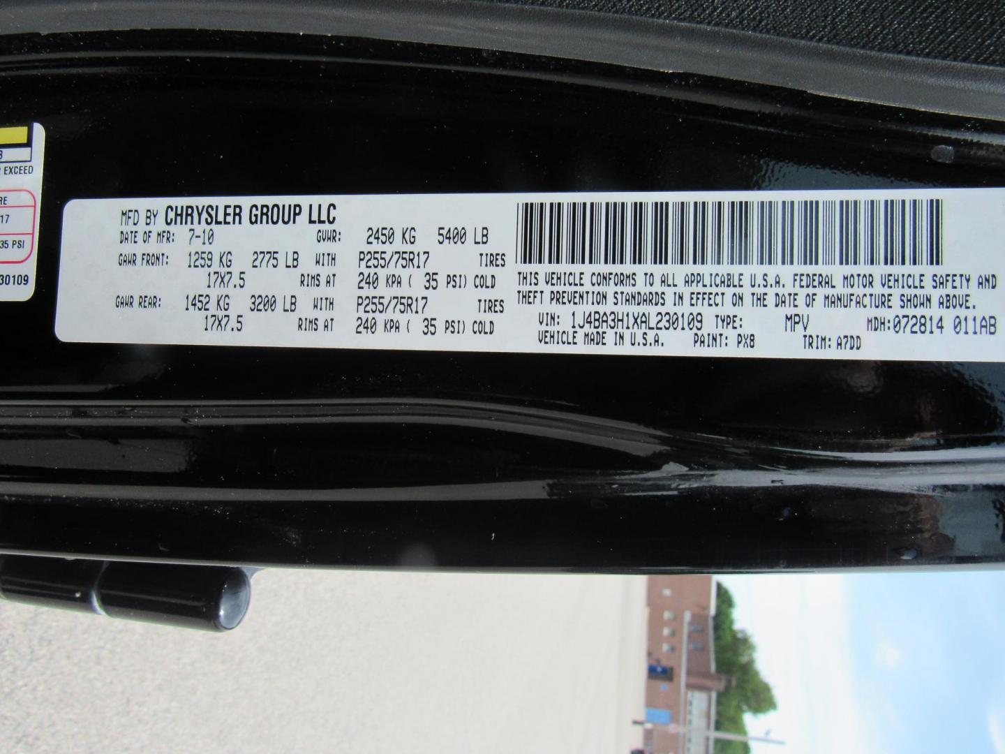 2010 BLACK /Gray Jeep Wrangler Unlimited Sport 4WD (1J4BA3H1XAL) with an 3.8L V6 OHV 12V engine, Automatic transmission, located at 215 Milton St, Dedham, MA, 02026, (781) 329-5144, 42.241905, -71.157295 - Photo#16