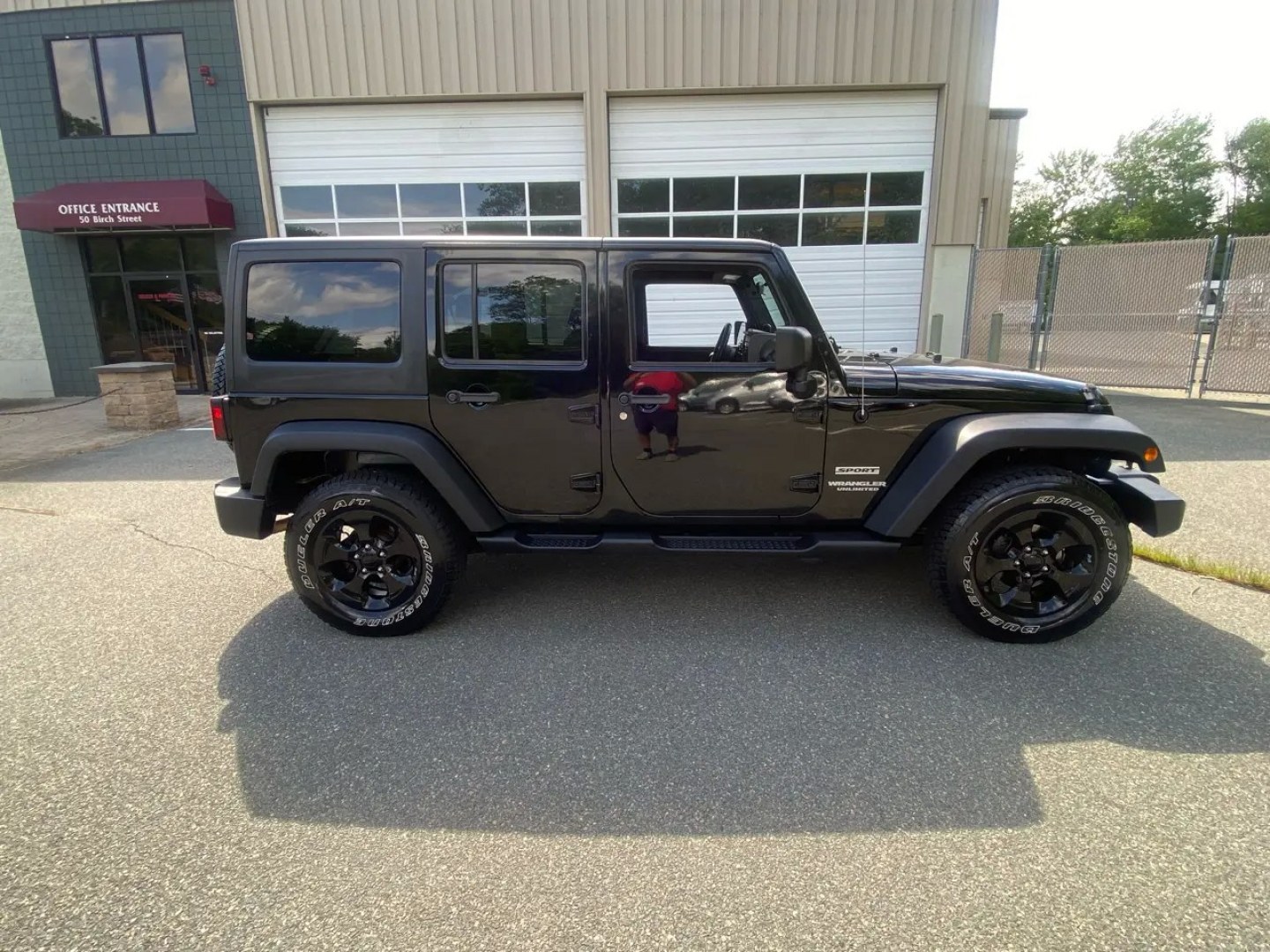 2010 BLACK /Gray Jeep Wrangler Unlimited Sport 4WD (1J4BA3H1XAL) with an 3.8L V6 OHV 12V engine, Automatic transmission, located at 215 Milton St, Dedham, MA, 02026, (781) 329-5144, 42.241905, -71.157295 - Meet a Black 2010 Jeep Wrangler that’s always ready to turn an ordinary commute into a mini adventure. With its classic SUV stance, removable top, and rugged attitude, this Wrangler is built for drivers who like their weekends spontaneous and their roads optional. Under the hood, the gasoline 3.8L- Photo#1