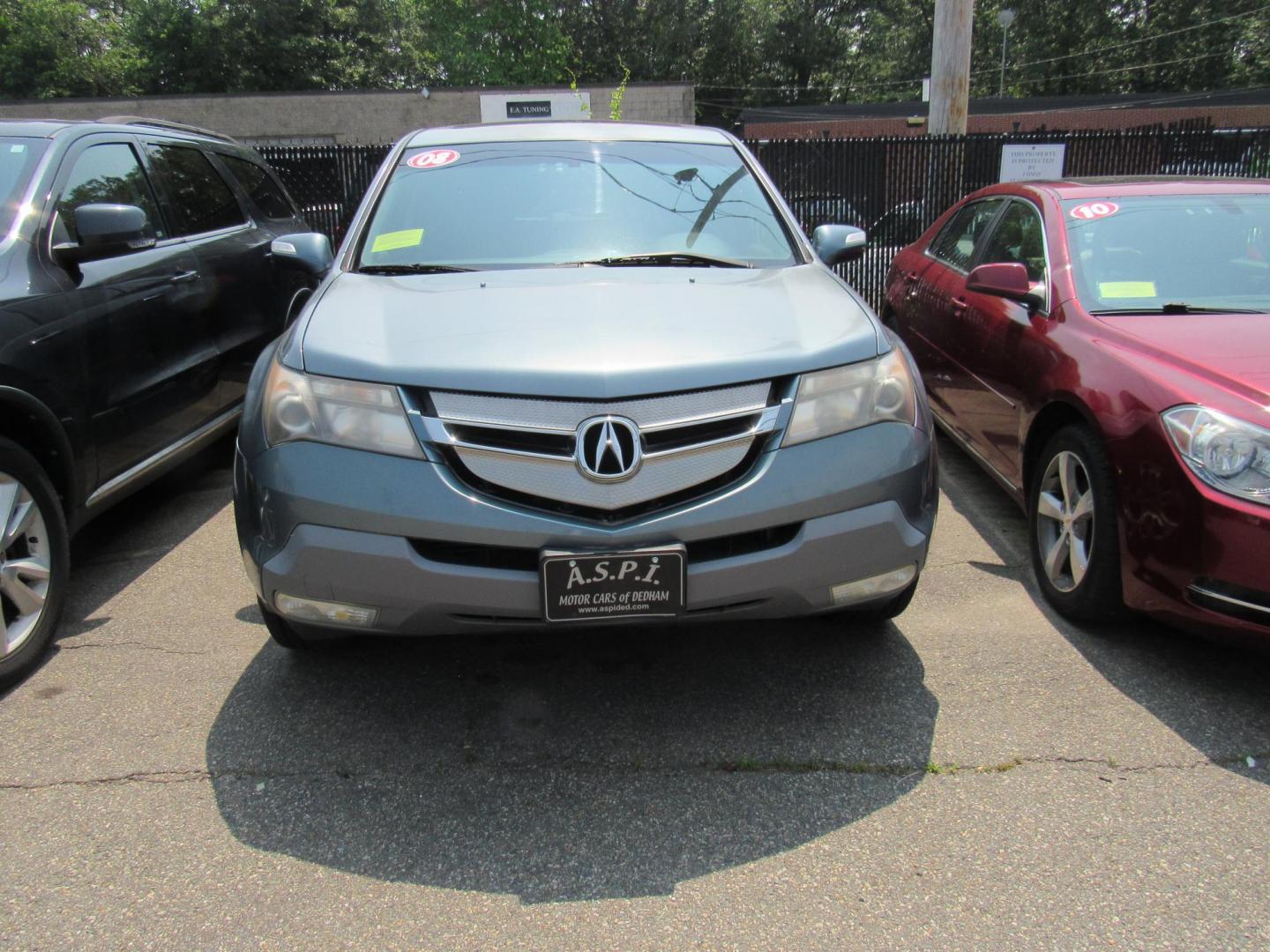 2008 Blue /Gray Acura MDX Base (2HNYD28278H) with an 3.5L V6 SOHC 24V engine, 5-Speed Automatic Overdrive transmission, located at 215 Milton St, Dedham, MA, 02026, (781) 329-5144, 42.241905, -71.157295 - This loaded one owner SUV is in great shape for the year. This is an AS-IS vehicle. What you see is what you get. Great first vehicle Runs and drives as expected. Lots of recent work, including Brakes. Don't miss it at this price. - Photo#1