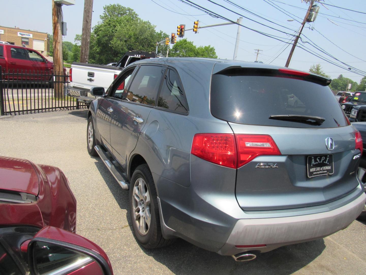 2008 Blue /Gray Acura MDX Base (2HNYD28278H) with an 3.5L V6 SOHC 24V engine, 5-Speed Automatic Overdrive transmission, located at 215 Milton St, Dedham, MA, 02026, (781) 329-5144, 42.241905, -71.157295 - This loaded one owner SUV is in great shape for the year. This is an AS-IS vehicle. What you see is what you get. Great first vehicle Runs and drives as expected. Lots of recent work, including Brakes. Don't miss it at this price. - Photo#4
