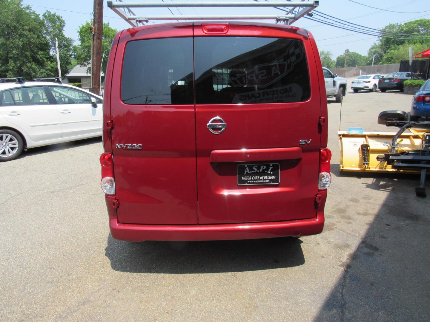 2015 Maroon /Gray Nissan NV200 SV (3N6CM0KN1FK) with an 2.0L L4 DOHC 16V engine, Continuously Variable Transmission transmission, located at 215 Milton St, Dedham, MA, 02026, (781) 329-5144, 42.241905, -71.157295 - This nice compact work van is in excellent shape. Low mileage. Runs great. All ASPI Motor Cars vehicles are fully service before they are delivered to assure the highest quality used vehicles. Call Today Prices on all vehicles do not include $299.95 Documentation fee, as well as Massachusetts sal - Photo#4