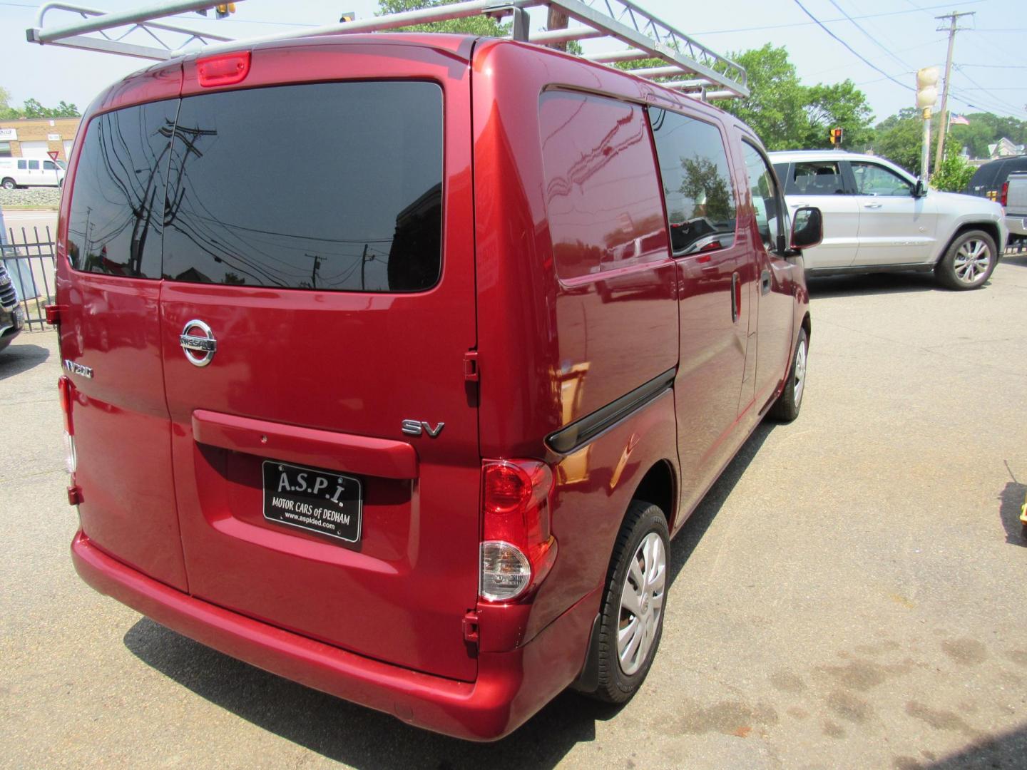 2015 Maroon /Gray Nissan NV200 SV (3N6CM0KN1FK) with an 2.0L L4 DOHC 16V engine, Continuously Variable Transmission transmission, located at 215 Milton St, Dedham, MA, 02026, (781) 329-5144, 42.241905, -71.157295 - This nice compact work van is in excellent shape. Low mileage. Runs great. All ASPI Motor Cars vehicles are fully service before they are delivered to assure the highest quality used vehicles. Call Today Prices on all vehicles do not include $299.95 Documentation fee, as well as Massachusetts sal - Photo#5