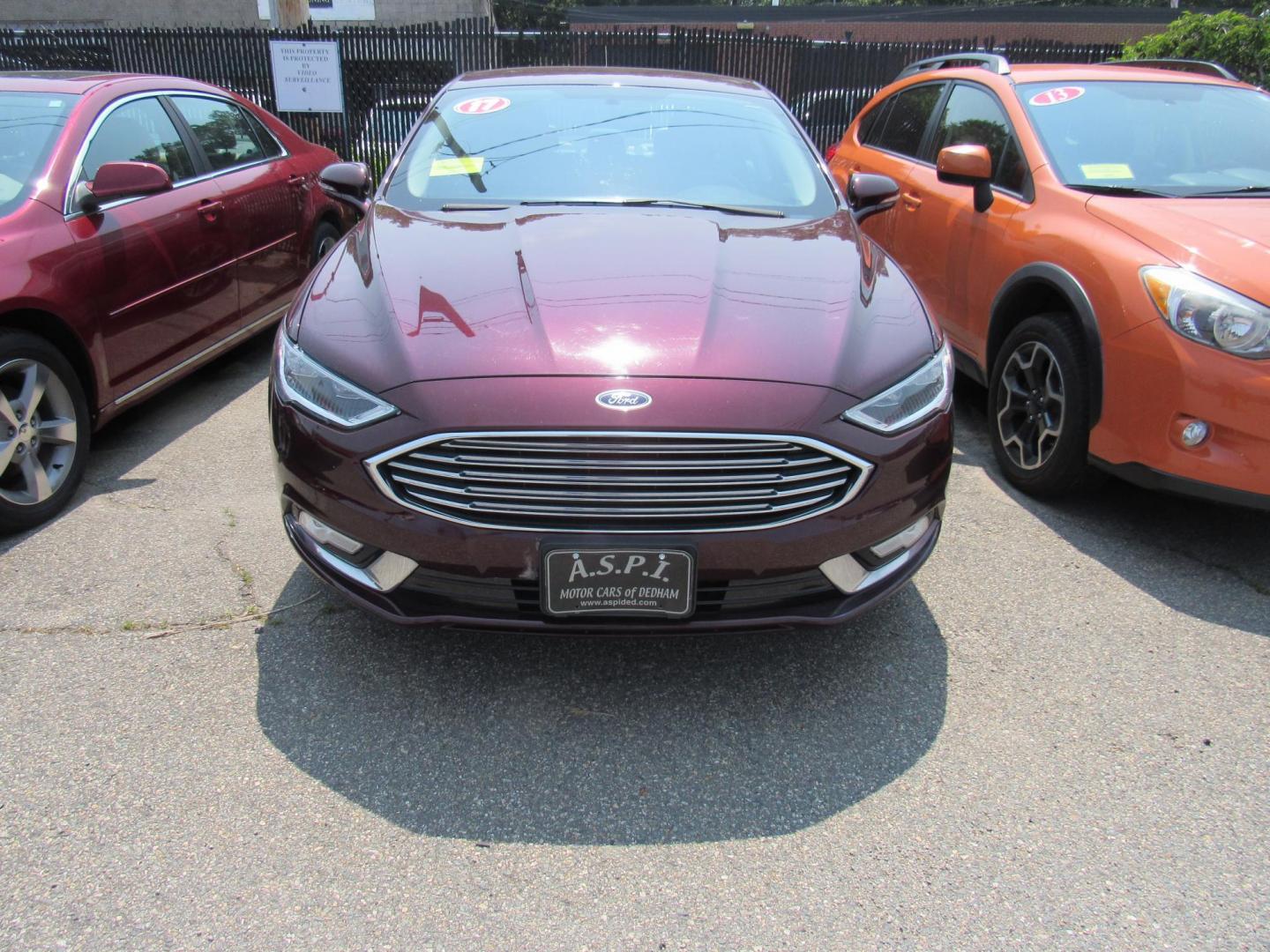 2017 Maroon /Black Ford Fusion Titanium (3FA6P0K99HR) with an 2.0L L4 DOHC 16V engine, 6A transmission, located at 215 Milton St, Dedham, MA, 02026, (781) 329-5144, 42.241905, -71.157295 - This nice loaded sedan is in excellent condition. Runs as good as it looks. Low mileage. All ASPI Motor Cars vehicles are fully service before they are delivered to assure the highest quality used vehicles. Comes with a 3/3 warranty included in the price. Call for details. all vehicles do not i - Photo#1