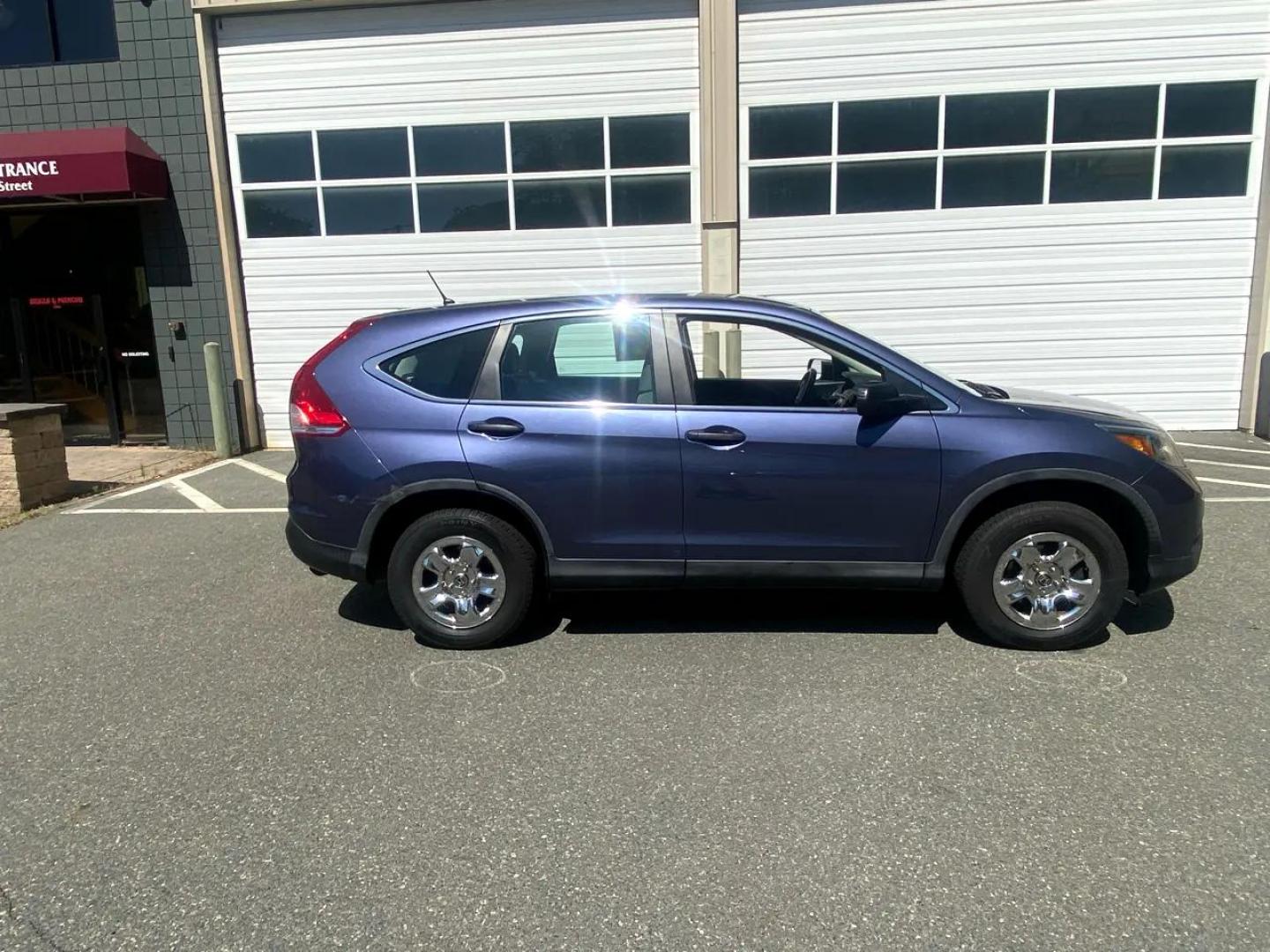 2012 Blue /Grey Honda CR-V LX 4WD 5-Speed AT (5J6RM4H31CL) with an 2.4L L4 DOHC 16V engine, 5-Speed Automatic transmission, located at 215 Milton St, Dedham, MA, 02026, (781) 329-5144, 42.241905, -71.157295 - Always Honda Quality. Always Fully serviced Always Fully Warrantied - Photo#1