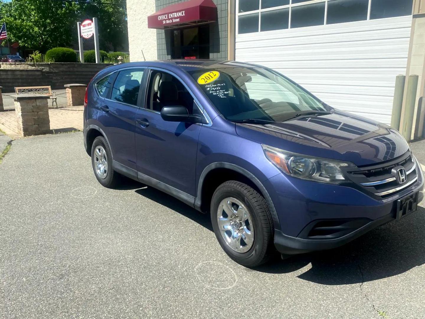 2012 Blue /Grey Honda CR-V LX 4WD 5-Speed AT (5J6RM4H31CL) with an 2.4L L4 DOHC 16V engine, 5-Speed Automatic transmission, located at 215 Milton St, Dedham, MA, 02026, (781) 329-5144, 42.241905, -71.157295 - Always Honda Quality. Always Fully serviced Always Fully Warrantied - Photo#0