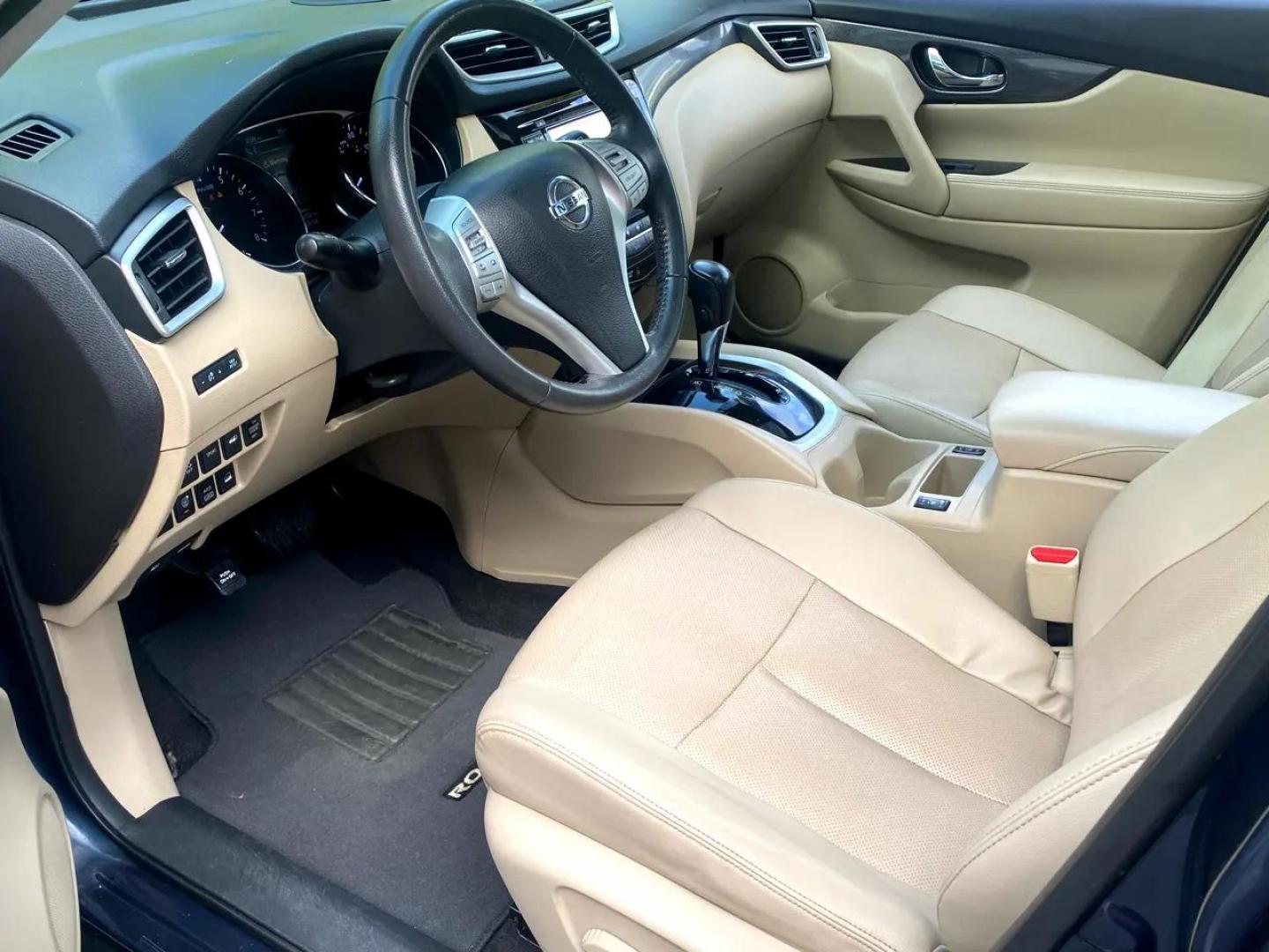 2016 Blue /Tan Nissan Rogue S AWD (5N1AT2MV4GC) with an 2.5L L4 DOHC 16V engine, CVT transmission, located at 215 Milton St, Dedham, MA, 02026, (781) 329-5144, 42.241905, -71.157295 - Always delivered safe and sound Prices on all vehicles do not include $299.95 Documentation fee, as well as Massachusetts sales tax, Registration, Title Fee and State inspection. We try our hardest to be as accurate in our descriptions as possible. ASPI Motor Cars is not responsible for errors i - Photo#7