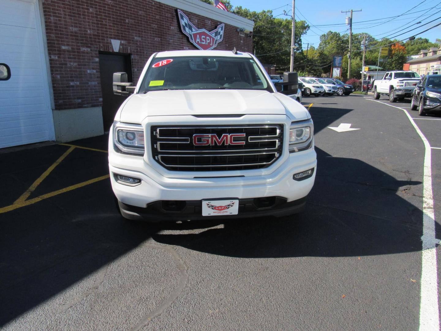2018 White /Gray GMC Sierra 1500 Base Double Cab 4WD (1GTV2LEC6JZ) with an 5.3L V8 OHV 16V engine, 6A transmission, located at 215 Milton St, Dedham, MA, 02026, (781) 329-5144, 42.241905, -71.157295 - This nice Elevation edition is in excellent condition.4 new 22" tires. New Brakes Front and Rear. Runs like new. All ASPI Motor Cars vehicles are fully serviced before they are delivered to assure the highest quality used vehicles. Comes with a 3/3 warranty included in the price. Call for details. - Photo#1