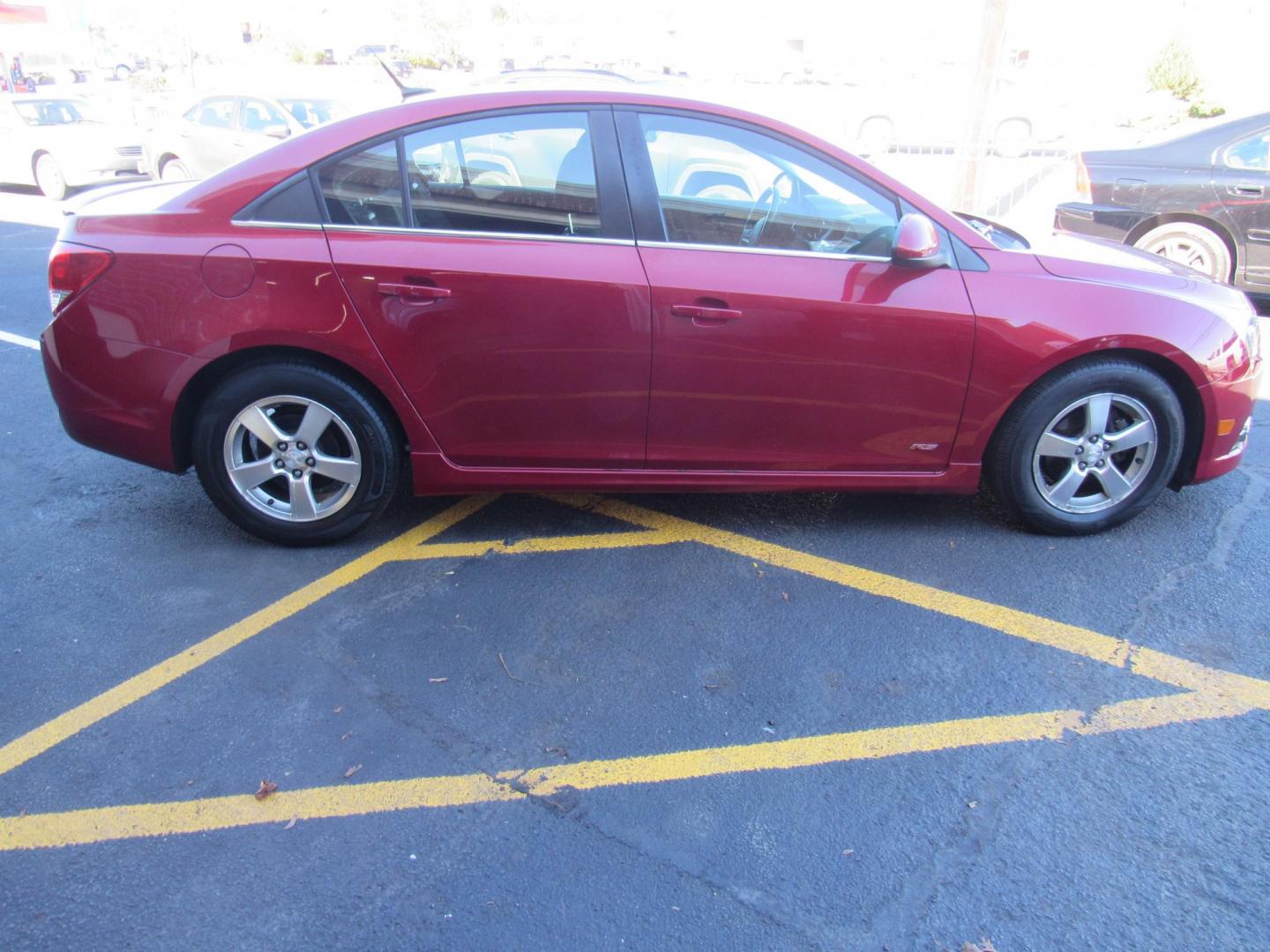 2013 red /Grey Chevrolet Cruze 1LT Auto (1G1PC5SB8D7) with an 1.4L L4 DOHC 16V TURBO engine, 6-Speed Automatic transmission, located at 215 Milton St, Dedham, MA, 02026, (781) 329-5144, 42.241905, -71.157295 - This nice little low mileage sedan is in excellent condition. Runs like new. All ASPI Motor Cras vehicles are fully service before they are delivered to assure the highest quality used vehicles. Come with a 3/3 warranty included in the price. Call for details. Prices on all vehicles do not inc - Photo#7