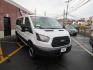 2016 White /Gray Ford Transit 150 Wagon Low Roof XLT 60/40 Pass. 130-in. WB (1FDZK1ZM3GK) with an 3.7L V6 DOHC 24V engine, 6A Automatic transmission, located at 215 Milton St, Dedham, MA, 02026, (781) 329-5144, 42.241905, -71.157295 - Photo#0