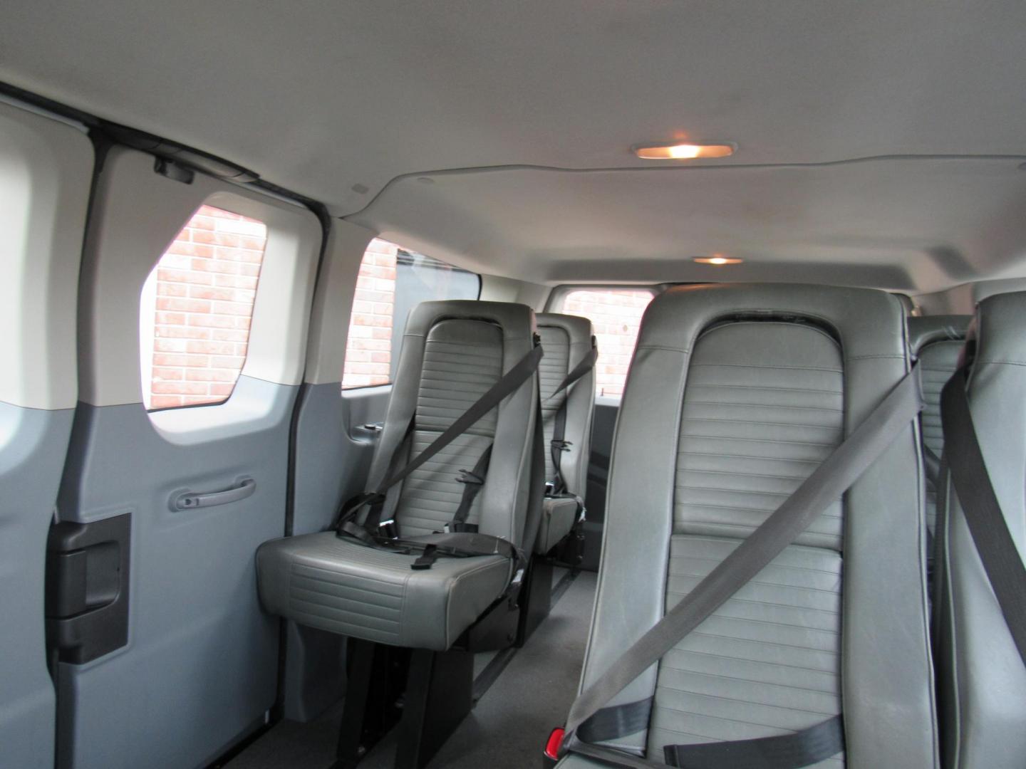 2016 White /Gray Ford Transit 150 Wagon Low Roof XLT 60/40 Pass. 130-in. WB (1FDZK1ZM3GK) with an 3.7L V6 DOHC 24V engine, 6A Automatic transmission, located at 215 Milton St, Dedham, MA, 02026, (781) 329-5144, 42.241905, -71.157295 - Photo#13