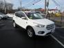 2018 White /Gray Ford Escape SE 4WD (1FMCU9GD5JU) with an 1.5L L4 DOHC 16V engine, 6A transmission, located at 215 Milton St, Dedham, MA, 02026, (781) 329-5144, 42.241905, -71.157295 - This nice little SUV is in excellent condition. Runs like new. All ASPI Motor Cars vehicles are fully serviced before they are delivered to assure the highest quality used vehicle. Call for details Prices on all vehicles do not include $299.95 Documentation fee, as well as Massachusetts sales ta - Photo#0