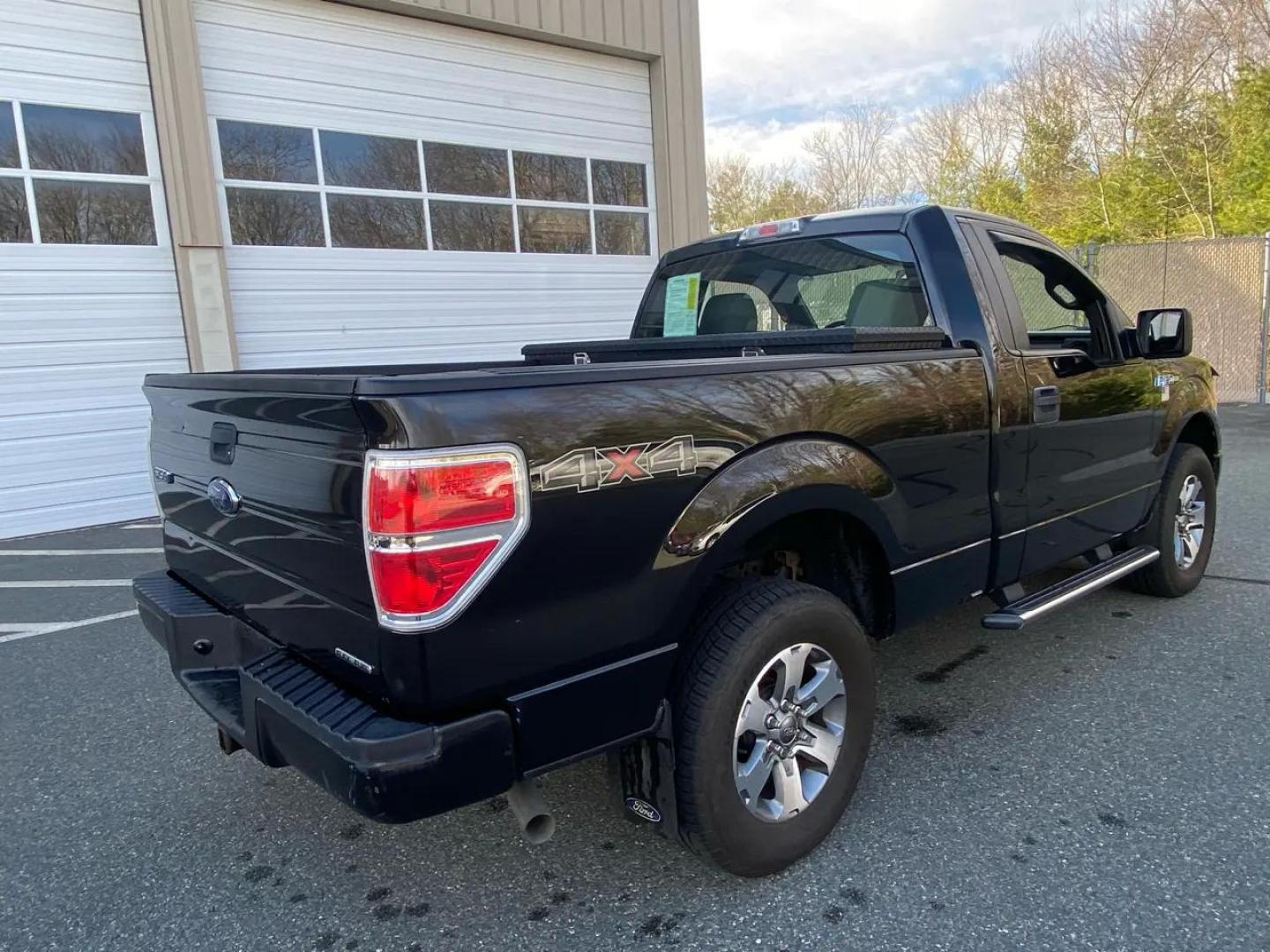 2013 BLACK /gray Ford F-150 SR-5 (1FTMF1EM5DF) with an 3.5L V6 SOHC 24V engine, Automatic transmission, located at 215 Milton St, Dedham, MA, 02026, (781) 329-5144, 42.241905, -71.157295 - Get ready to hit the road in style with this sleek and powerful 2013 Ford F-150! This black beauty not only looks great but packs a punch with its 4WD/AWD capability, ensuring you can handle any terrain with ease. Safety is a top priority with ABS brakes, traction control, and a full array of airbag - Photo#2