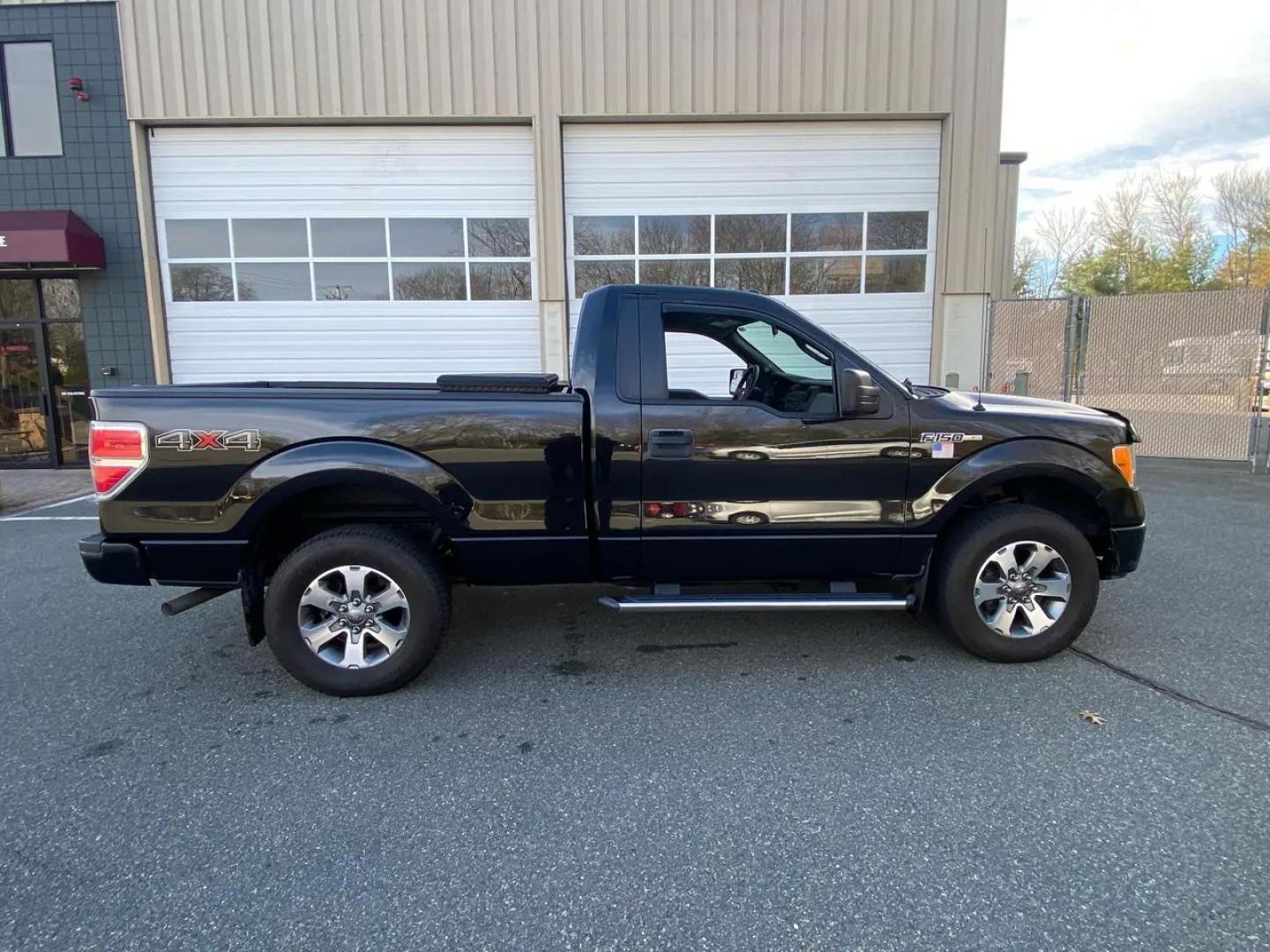 2013 BLACK /gray Ford F-150 SR-5 (1FTMF1EM5DF) with an 3.5L V6 SOHC 24V engine, Automatic transmission, located at 215 Milton St, Dedham, MA, 02026, (781) 329-5144, 42.241905, -71.157295 - Get ready to hit the road in style with this sleek and powerful 2013 Ford F-150! This black beauty not only looks great but packs a punch with its 4WD/AWD capability, ensuring you can handle any terrain with ease. Safety is a top priority with ABS brakes, traction control, and a full array of airbag - Photo#1