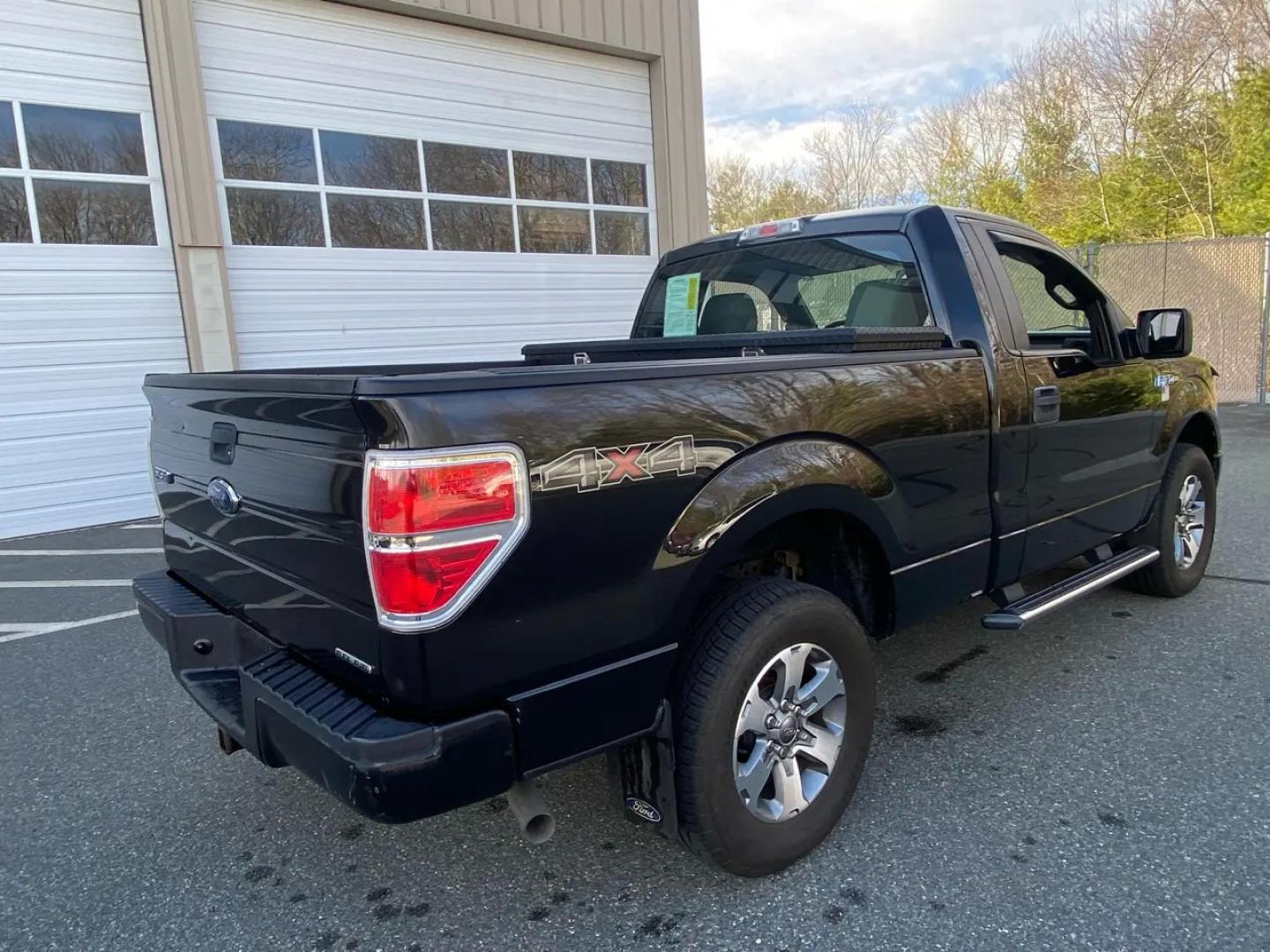 2013 BLACK /gray Ford F-150 SR-5 (1FTMF1EM5DF) with an 3.5L V6 SOHC 24V engine, Automatic transmission, located at 215 Milton St, Dedham, MA, 02026, (781) 329-5144, 42.241905, -71.157295 - Get ready to hit the road in style with this sleek and powerful 2013 Ford F-150! This black beauty not only looks great but packs a punch with its 4WD/AWD capability, ensuring you can handle any terrain with ease. Safety is a top priority with ABS brakes, traction control, and a full array of airbag- Photo#2