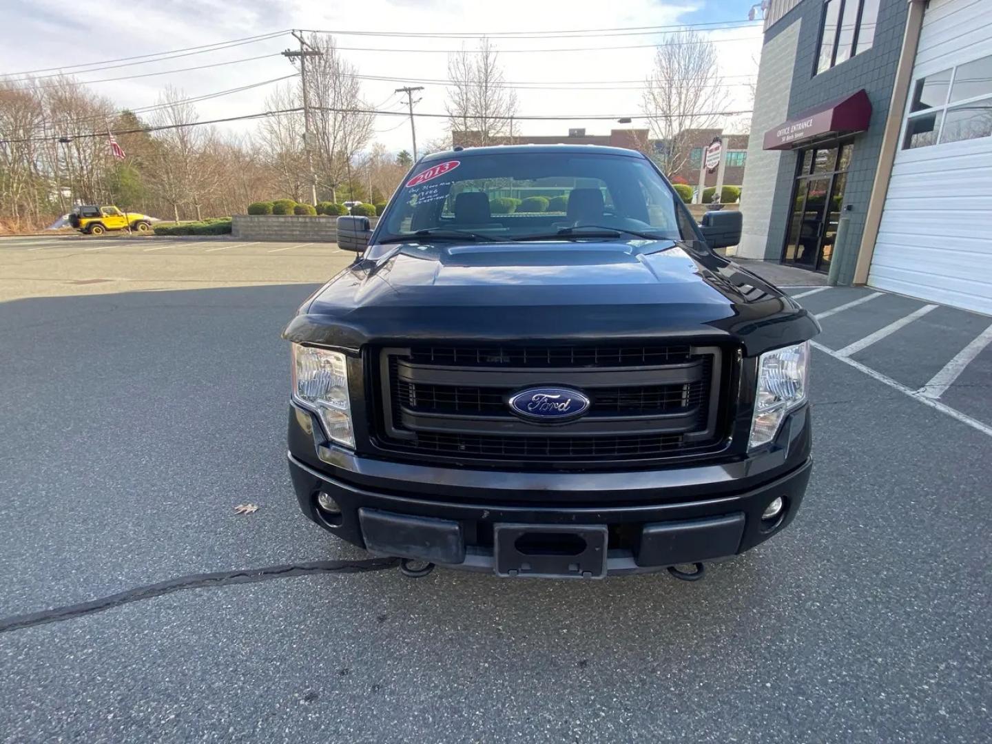 2013 BLACK /gray Ford F-150 SR-5 (1FTMF1EM5DF) with an 3.5L V6 SOHC 24V engine, Automatic transmission, located at 215 Milton St, Dedham, MA, 02026, (781) 329-5144, 42.241905, -71.157295 - Get ready to hit the road in style with this sleek and powerful 2013 Ford F-150! This black beauty not only looks great but packs a punch with its 4WD/AWD capability, ensuring you can handle any terrain with ease. Safety is a top priority with ABS brakes, traction control, and a full array of airbag- Photo#6