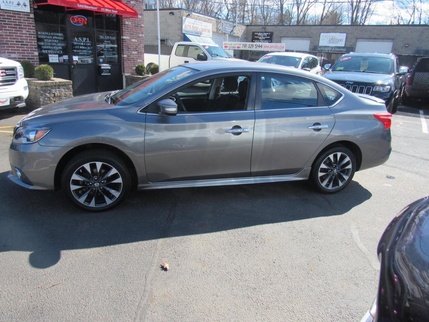 2016 GRAY /Gray Nissan Sentra FE+ S (3N1AB7AP3GY) with an 1.8L L4 SFI DOHC 16V engine, CVT transmission, located at 215 Milton St, Dedham, MA, 02026, (781) 329-5144, 42.241905, -71.157295 - Photo#3