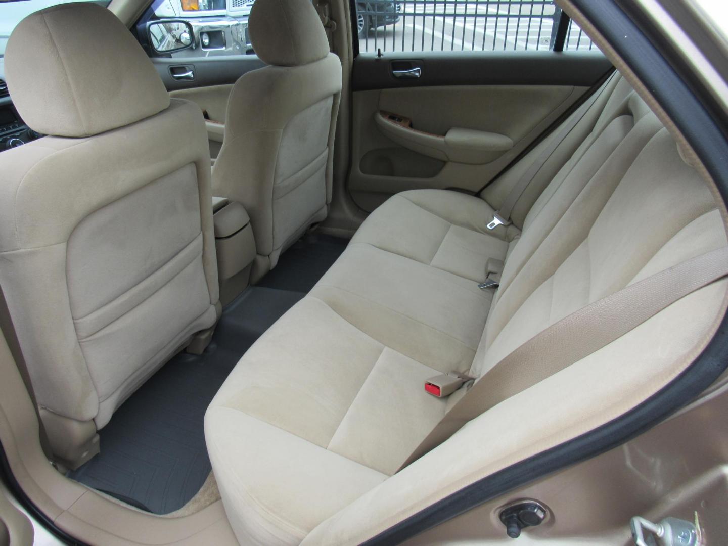 2004 Tan /BROWN Honda Accord EX sedan AT (1HGCM56614A) with an 2.4L L4 DOHC 16V engine, 5-Speed Automatic Overdrive transmission, located at 215 Milton St, Dedham, MA, 02026, (781) 329-5144, 42.241905, -71.157295 - This little sedan is far from perfect, but it is reliable transportation. Paint has scratches and lots of touch up. Overall, it looks OK Lots of life left in this low mileage vehicle. Great for a kids first car or a commuter vehicle to Boston. All ASPI Motor Cars vehicles are fully serviced before t - Photo#8