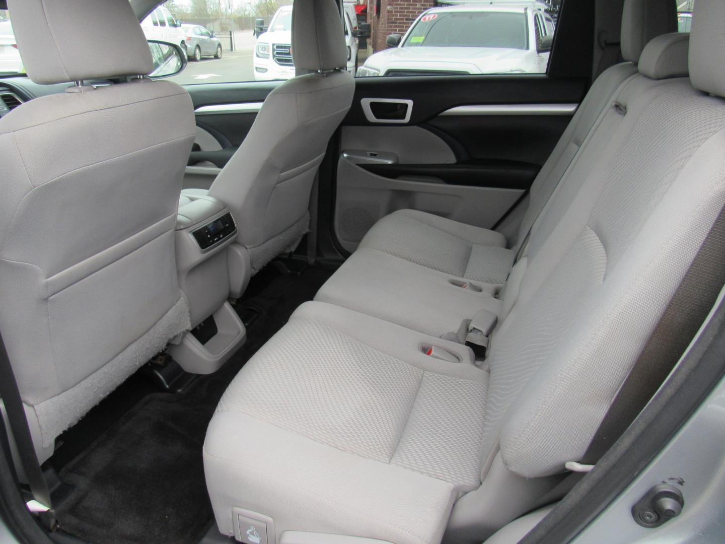 2017 SILVER /Gray Toyota Highlander LE FWD I4 (5TDZARFH4HS) with an 2.7L L4 DOHC 16V engine, 6A transmission, located at 215 Milton St, Dedham, MA, 02026, (781) 329-5144, 42.241905, -71.157295 - This dependable 7 passenger vehicle is ready for the family. The vehicle has a few scratches and paint work but overall is very clean. Runs great. All ASPI Motor Cars vehicles are fully serviced before they are delivered to assure the highest quality used vehicles. Come with a 3/3 warranty included - Photo#14