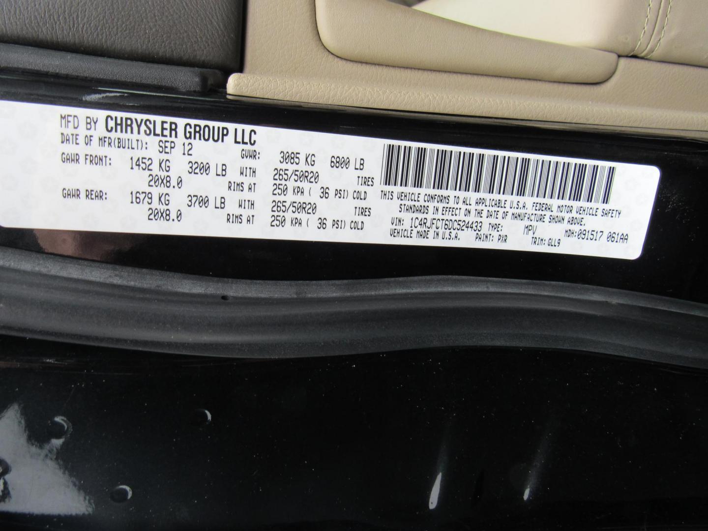 2013 BLACK /Tan Jeep Grand Cherokee Overland 4WD (1C4RJFCT6DC) with an 5.7L V8 OHV 16V engine, 5-Speed Automatic transmission, located at 215 Milton St, Dedham, MA, 02026, (781) 329-5144, 42.241905, -71.157295 - There is not many options this low mile Grand Cherokee does not have. Summit edition, panoramic roof, Leather, Loaded up. In excellent condition for the year, you won't believe it is a 2013. All ASPI Motor Cars vehicles are fully serviced before they are delivered to assure the highest quality used - Photo#25