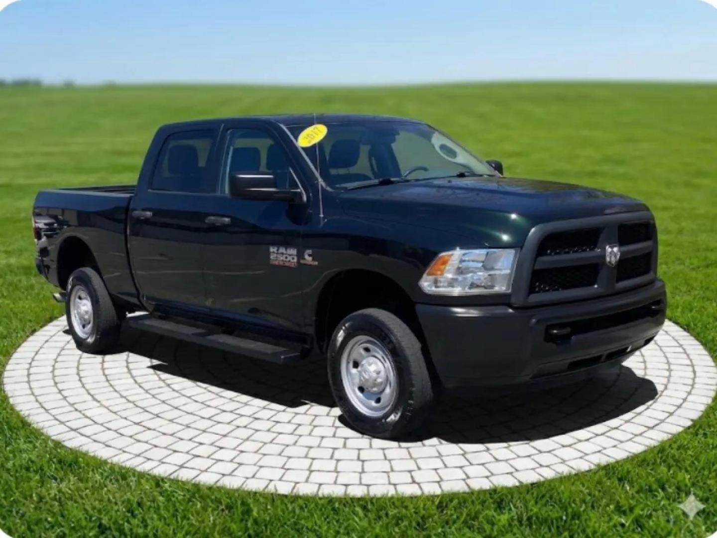2017 /gray RAM 2500 Tradesman Crew Cab SWB 4WD (3C6UR5CL5HG) with an 6.7L L6 OHV 24V TURBO DIESEL engine, 6A transmission, located at 215 Milton St, Dedham, MA, 02026, (781) 329-5144, 42.241905, -71.157295 - Hop in and experience the power of this Dark Green 2017 RAM 2500! Equipped with top-notch safety features like Child Safety Door Locks and multiple airbags, you can rest assured that your loved ones are in good hands. Cruise control will make long drives a breeze, while the Tachometer and Trip Compu - Photo#0