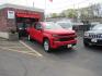 2021 Red /Gray Chevrolet Silverado 1500 Custom Crew Cab Short Box 4WD (1GCPYBEKXMZ) with an 2.7L L4 DOHC 16V TURBO engine, 6A transmission, located at 215 Milton St, Dedham, MA, 02026, (781) 329-5144, 42.241905, -71.157295 - Photo#0