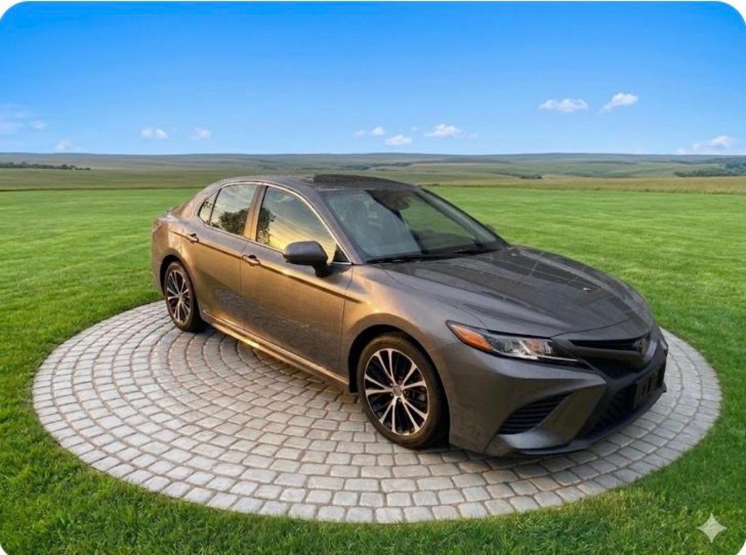 2020 bronze /Grey Toyota Camry SE (4T1G11AK3LU) with an 2.5L L4 DOHC 16V engine, 8A transmission, located at 215 Milton St, Dedham, MA, 02026, (781) 329-5144, 42.241905, -71.157295 - Get ready to cruise in style with this sleek Bronze 2020 Toyota Camry! This beauty not only offers a smooth ride but also prioritizes safety with features like Child Safety Door Locks and multiple airbags. Worried about theft? No need to fret, as this car comes equipped with Vehicle Anti-Theft techn - Photo#0