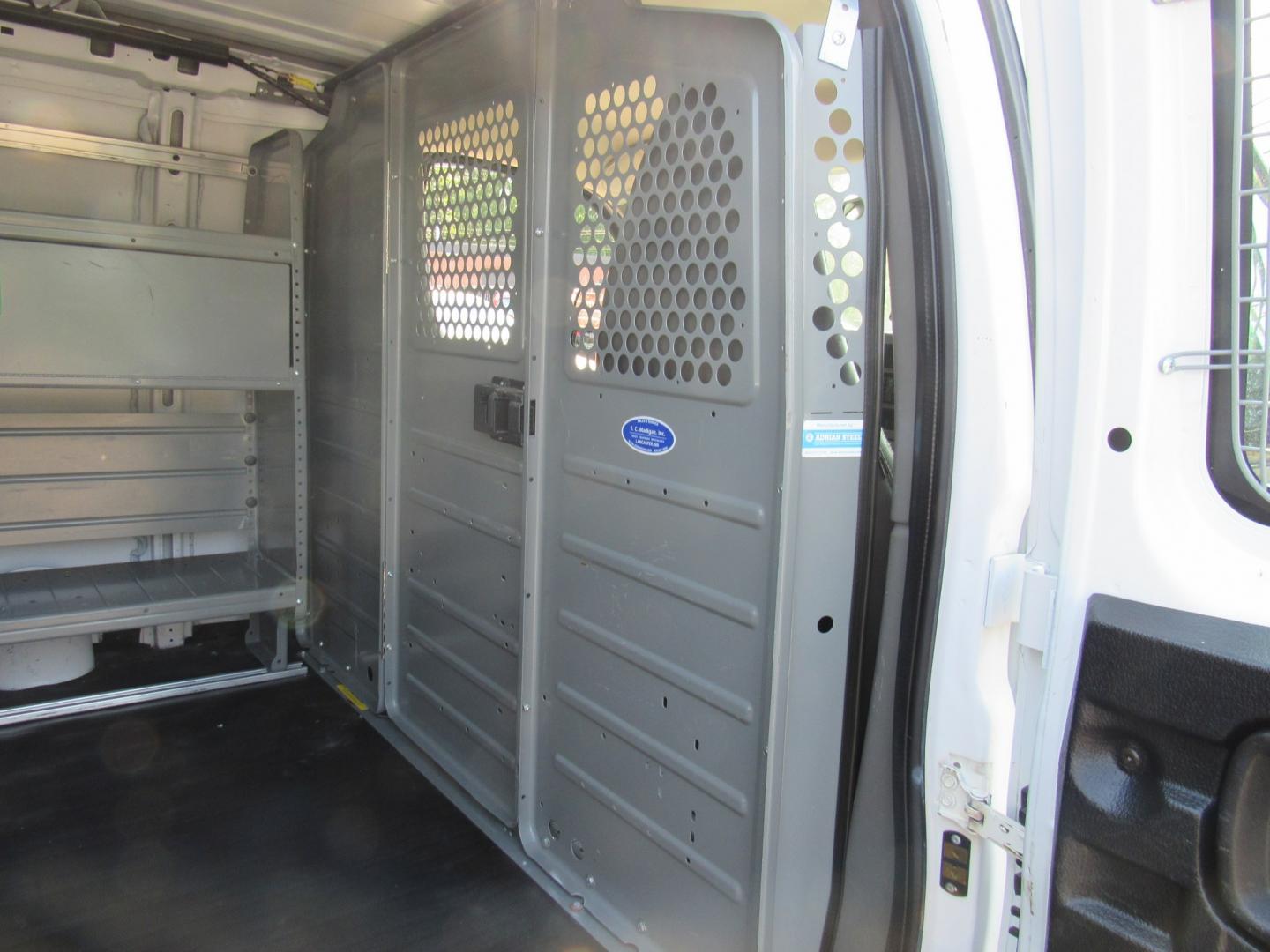 2016 White /Gray Chevrolet Express 2500 Cargo (1GCWGAFF8G1) with an 4.8L V8 FFV engine, 6A transmission, located at 215 Milton St, Dedham, MA, 02026, (781) 329-5144, 42.241905, -71.157295 - Where is the next one with 22 K miles on it. Great opportunity to save big on this nice work van. Racks and bins as well as ladder racks already installed. Fully serviced and ready to go. This was a local facility maintenance van that never left the campus except for service. Check it out today! - Photo#15