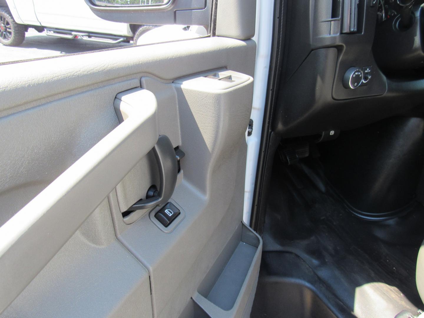 2016 White /Gray Chevrolet Express 2500 Cargo (1GCWGAFF8G1) with an 4.8L V8 FFV engine, 6A transmission, located at 215 Milton St, Dedham, MA, 02026, (781) 329-5144, 42.241905, -71.157295 - Where is the next one with 22 K miles on it. Great opportunity to save big on this nice work van. Racks and bins as well as ladder racks already installed. Fully serviced and ready to go. This was a local facility maintenance van that never left the campus except for service. Check it out today! - Photo#17