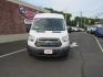 2018 White /Gray Ford Transit 350 Wagon Med. Roof XLT w/Sliding Pass. 148-in. WB (1FBAX2CM6JK) with an 3.7L V6 DOHC 24V engine, 6A transmission, located at 215 Milton St, Dedham, MA, 02026, (781) 329-5144, 42.241905, -71.157295 - This nice 14 passenger Transit is in excellent condition. Runs like new. Fully serviced and ready to work.- Photo#1