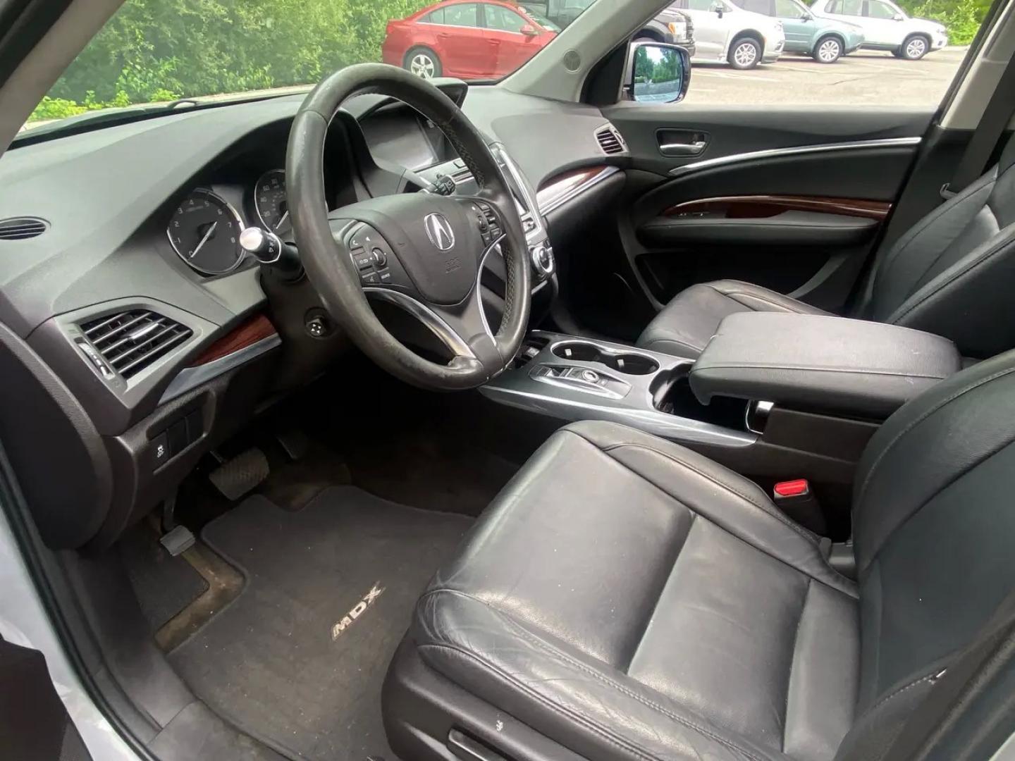 2016 Gray /Black Acura MDX SH-AWD 9-Spd AT (5FRYD4H22GB) with an 3.5L V6 SOHC 24V engine, 9A transmission, located at 215 Milton St, Dedham, MA, 02026, (781) 329-5144, 42.241905, -71.157295 - Get ready to hit the road in style with this sleek and sophisticated Gray 2016 Acura MDX! This luxurious SUV offers everything you need for a smooth and safe ride, from its advanced traction control and vehicle stability control system to its array of airbags for added peace of mind. With keyless en- Photo#8