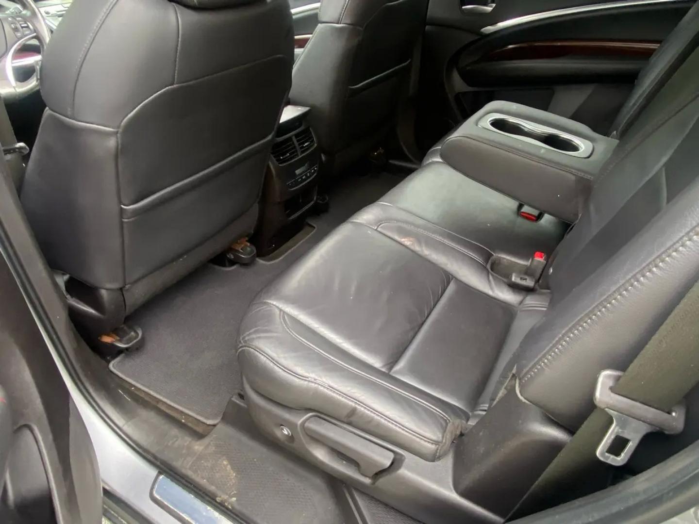2016 Gray /Black Acura MDX SH-AWD 9-Spd AT (5FRYD4H22GB) with an 3.5L V6 SOHC 24V engine, 9A transmission, located at 215 Milton St, Dedham, MA, 02026, (781) 329-5144, 42.241905, -71.157295 - Get ready to hit the road in style with this sleek and sophisticated Gray 2016 Acura MDX! This luxurious SUV offers everything you need for a smooth and safe ride, from its advanced traction control and vehicle stability control system to its array of airbags for added peace of mind. With keyless en- Photo#13