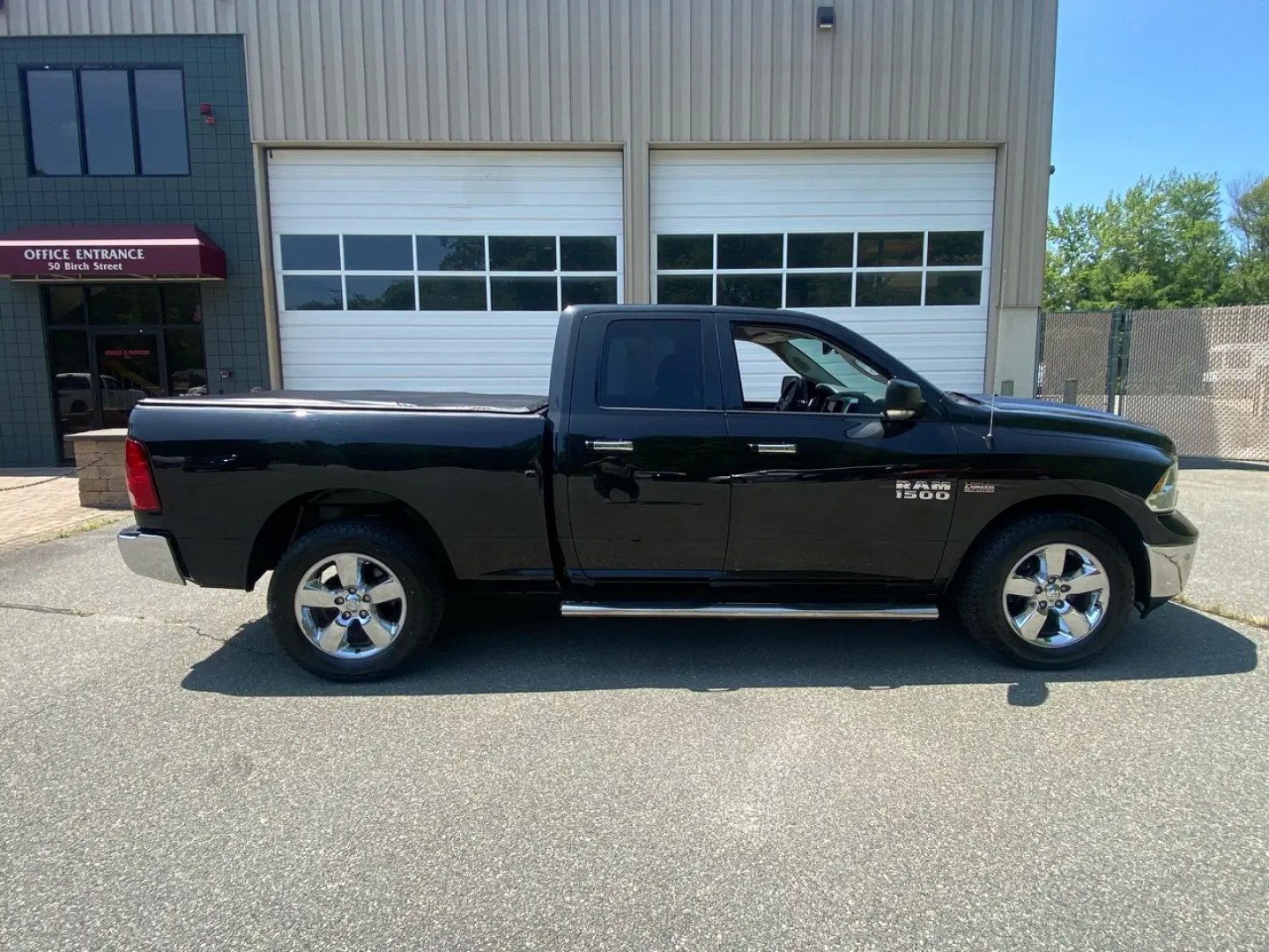 2017 Gray /Grey RAM 1500 SLT Quad Cab 4WD (1C6RR7GTXHS) with an 5.7L V8 OHV 16V engine, 8A transmission, located at 215 Milton St, Dedham, MA, 02026, (781) 329-5144, 42.241905, -71.157295 - This sleek Gray 2017 RAM 1500 is not just a truck - it's a powerhouse of fun waiting to hit the road with you! Equipped with everything you need for a smooth drive, from the ABS Brakes to the Vehicle Stability Control System, this truck ensures safety is always a top priority. Its stylish Alloy Whee- Photo#1