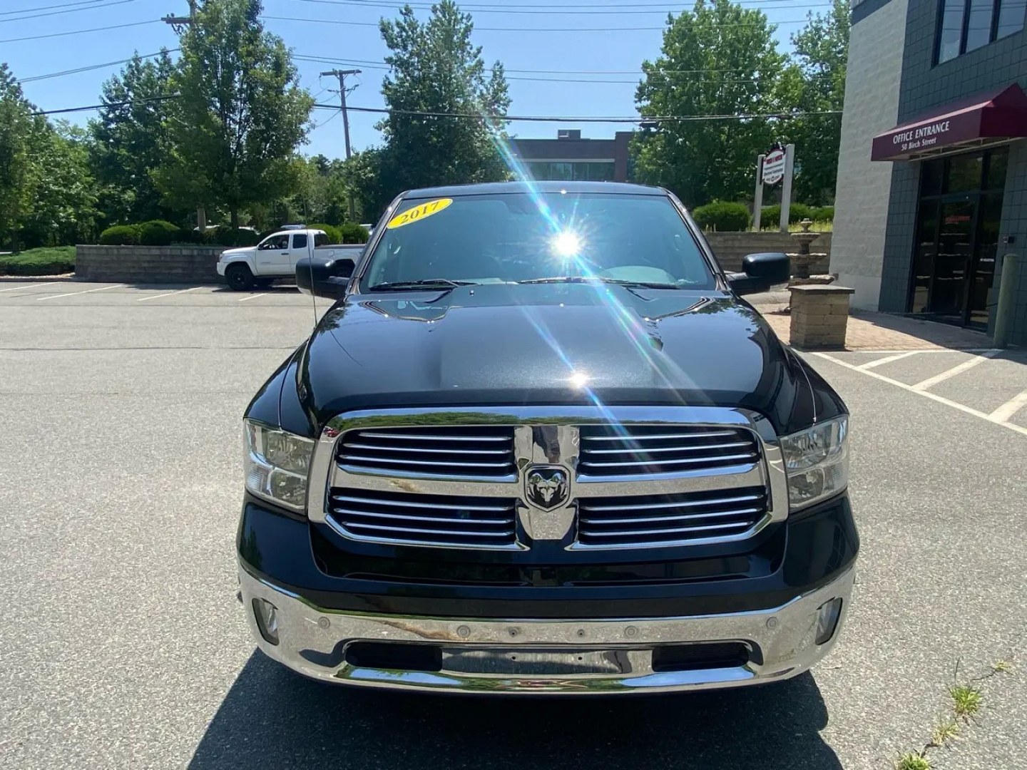 2017 Gray /Grey RAM 1500 SLT Quad Cab 4WD (1C6RR7GTXHS) with an 5.7L V8 OHV 16V engine, 8A transmission, located at 215 Milton St, Dedham, MA, 02026, (781) 329-5144, 42.241905, -71.157295 - This sleek Gray 2017 RAM 1500 is not just a truck - it's a powerhouse of fun waiting to hit the road with you! Equipped with everything you need for a smooth drive, from the ABS Brakes to the Vehicle Stability Control System, this truck ensures safety is always a top priority. Its stylish Alloy Whee- Photo#5