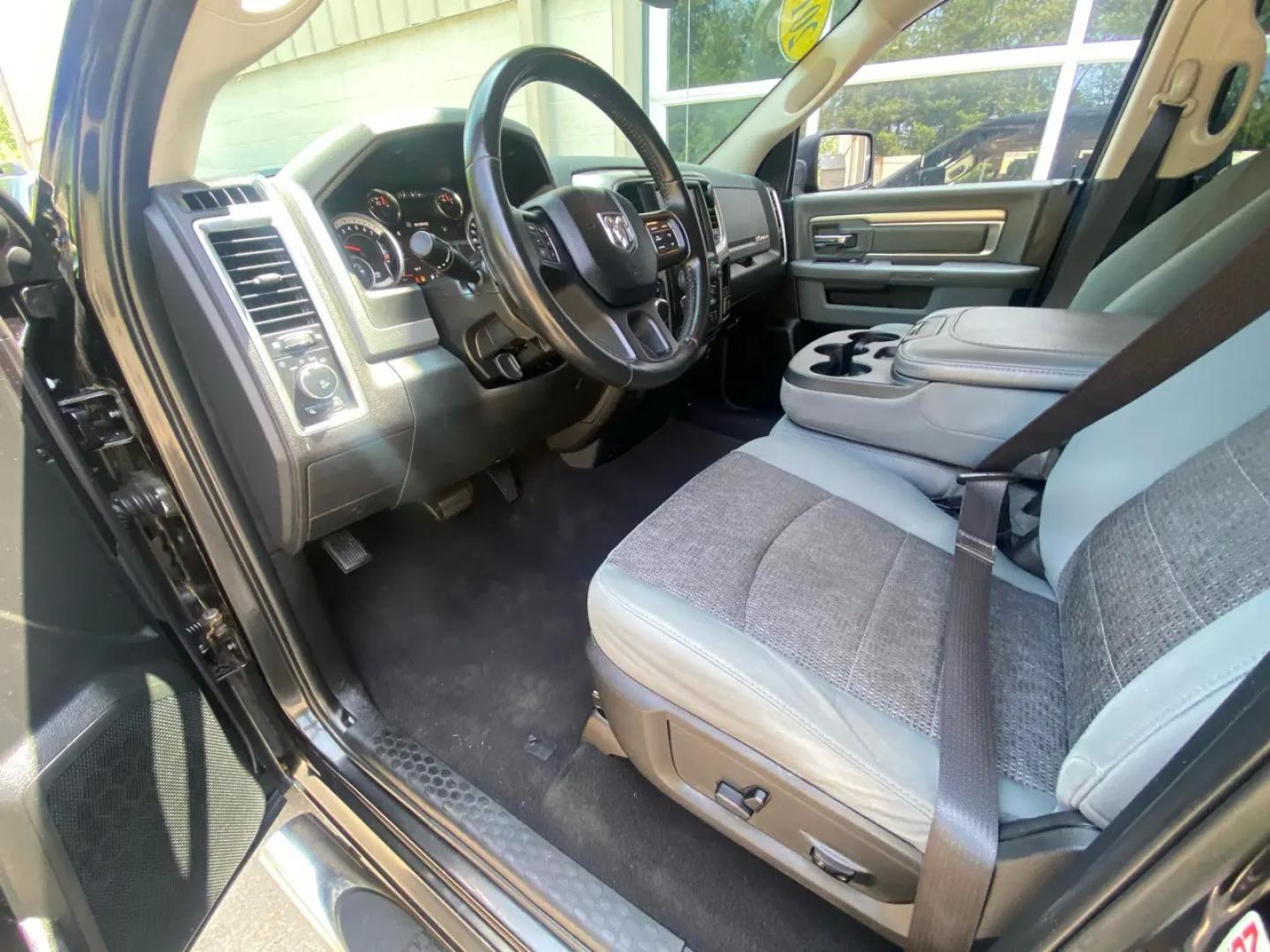 2017 Gray /Grey RAM 1500 SLT Quad Cab 4WD (1C6RR7GTXHS) with an 5.7L V8 OHV 16V engine, 8A transmission, located at 215 Milton St, Dedham, MA, 02026, (781) 329-5144, 42.241905, -71.157295 - This sleek Gray 2017 RAM 1500 is not just a truck - it's a powerhouse of fun waiting to hit the road with you! Equipped with everything you need for a smooth drive, from the ABS Brakes to the Vehicle Stability Control System, this truck ensures safety is always a top priority. Its stylish Alloy Whee- Photo#11