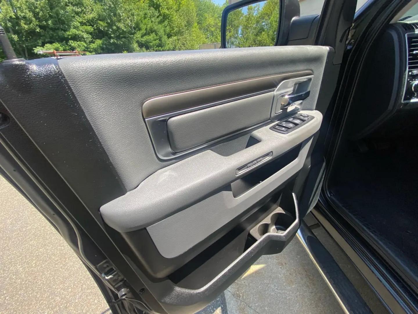 2017 Gray /Grey RAM 1500 SLT Quad Cab 4WD (1C6RR7GTXHS) with an 5.7L V8 OHV 16V engine, 8A transmission, located at 215 Milton St, Dedham, MA, 02026, (781) 329-5144, 42.241905, -71.157295 - This sleek Gray 2017 RAM 1500 is not just a truck - it's a powerhouse of fun waiting to hit the road with you! Equipped with everything you need for a smooth drive, from the ABS Brakes to the Vehicle Stability Control System, this truck ensures safety is always a top priority. Its stylish Alloy Whee- Photo#13