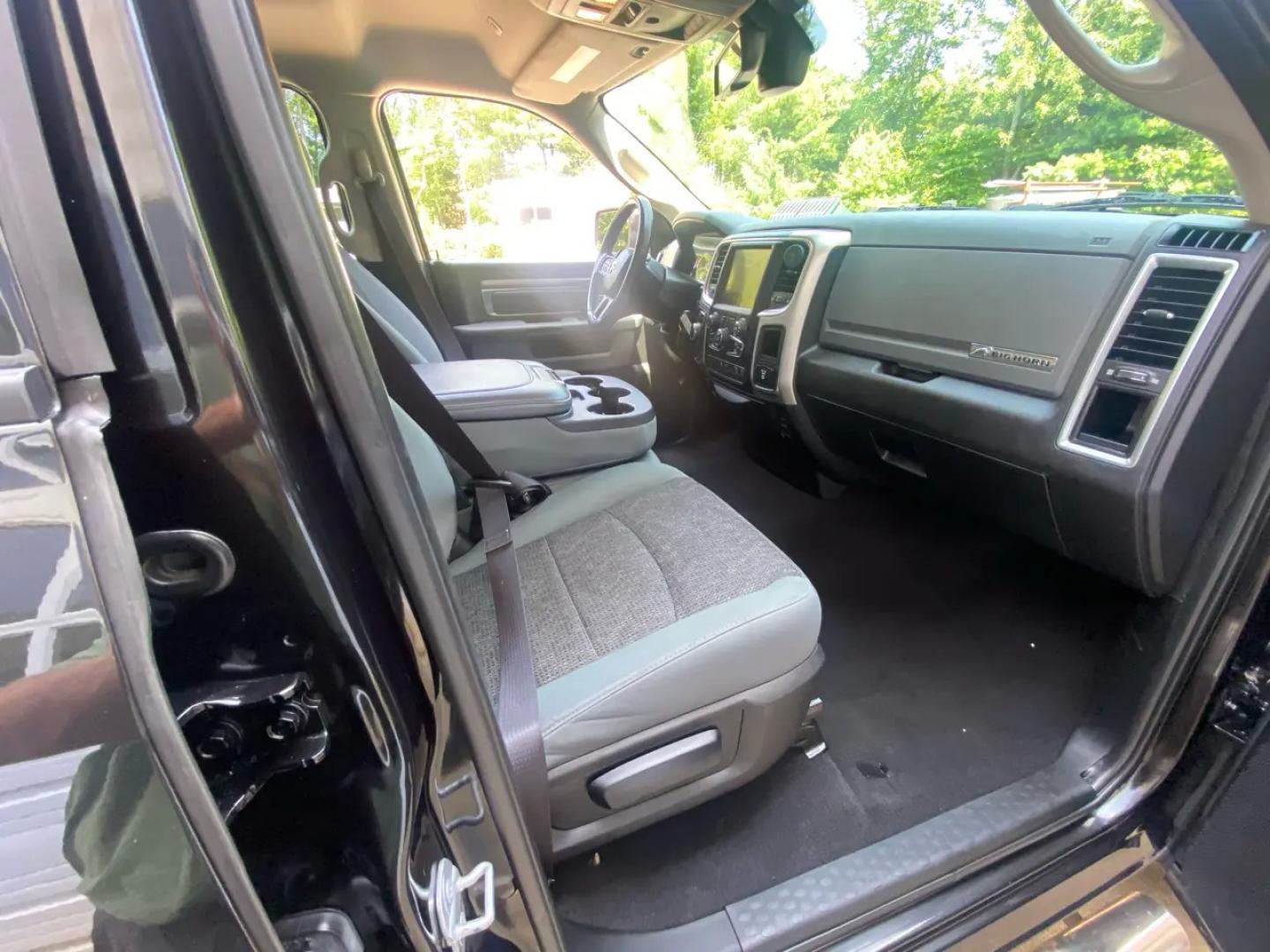 2017 Gray /Grey RAM 1500 SLT Quad Cab 4WD (1C6RR7GTXHS) with an 5.7L V8 OHV 16V engine, 8A transmission, located at 215 Milton St, Dedham, MA, 02026, (781) 329-5144, 42.241905, -71.157295 - This sleek Gray 2017 RAM 1500 is not just a truck - it's a powerhouse of fun waiting to hit the road with you! Equipped with everything you need for a smooth drive, from the ABS Brakes to the Vehicle Stability Control System, this truck ensures safety is always a top priority. Its stylish Alloy Whee- Photo#14