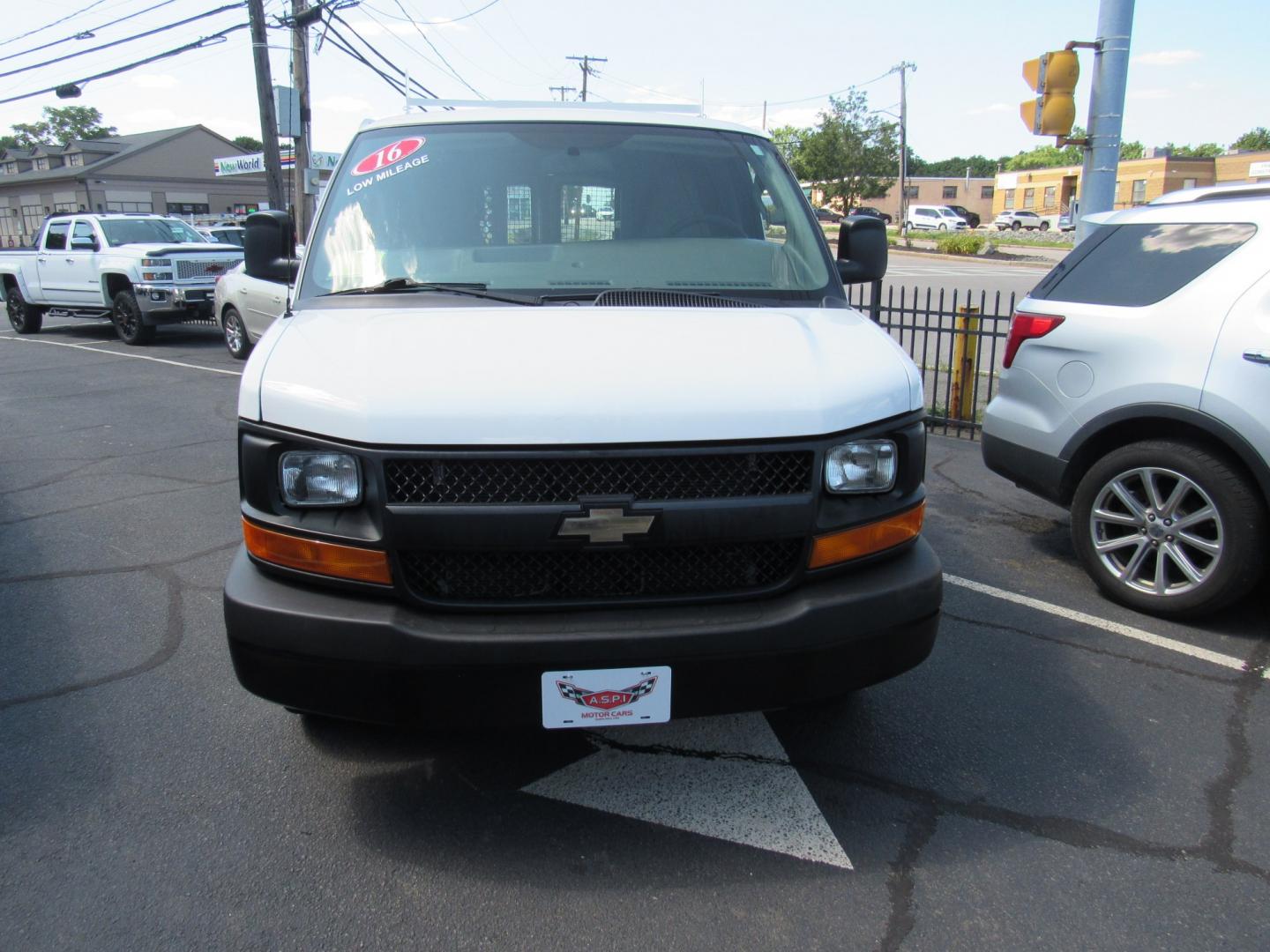 2016 White /Gray Chevrolet Express 2500 Cargo (1GCWGAFF5G1) with an 4.8L V8 FFV engine, 6A transmission, located at 215 Milton St, Dedham, MA, 02026, (781) 329-5144, 42.241905, -71.157295 - Wow, where are you going to find low mileage like this. 27 K miles on the nice work van. Racks and bins already installed. Don't miss this one. All ASPI Motor Cars vehicles are fully service before they are delivered to assure the highest quality used vehicles. Call for details- Photo#1