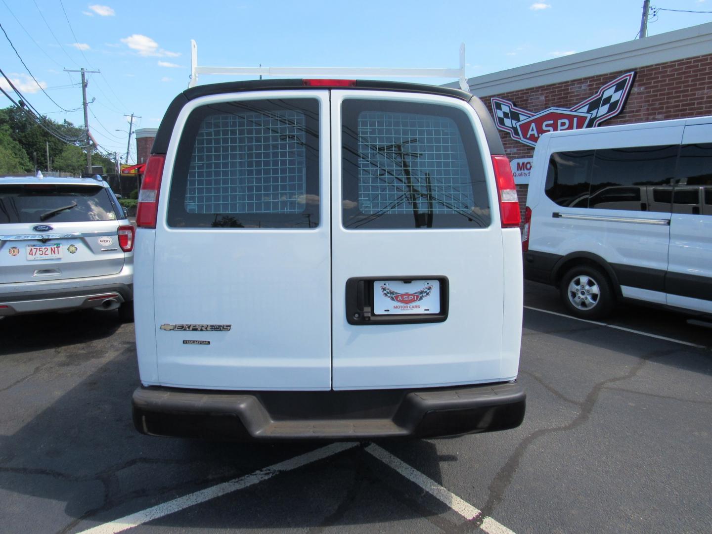2016 White /Gray Chevrolet Express 2500 Cargo (1GCWGAFF5G1) with an 4.8L V8 FFV engine, 6A transmission, located at 215 Milton St, Dedham, MA, 02026, (781) 329-5144, 42.241905, -71.157295 - Wow, where are you going to find low mileage like this. 27 K miles on the nice work van. Racks and bins already installed. Don't miss this one. All ASPI Motor Cars vehicles are fully service before they are delivered to assure the highest quality used vehicles. Call for details- Photo#5