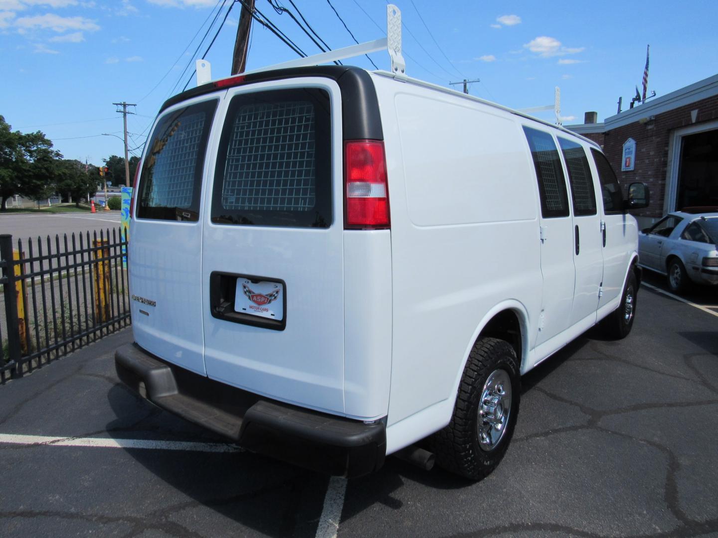 2016 White /Gray Chevrolet Express 2500 Cargo (1GCWGAFF5G1) with an 4.8L V8 FFV engine, 6A transmission, located at 215 Milton St, Dedham, MA, 02026, (781) 329-5144, 42.241905, -71.157295 - Wow, where are you going to find low mileage like this. 27 K miles on the nice work van. Racks and bins already installed. Don't miss this one. All ASPI Motor Cars vehicles are fully service before they are delivered to assure the highest quality used vehicles. Call for details- Photo#6