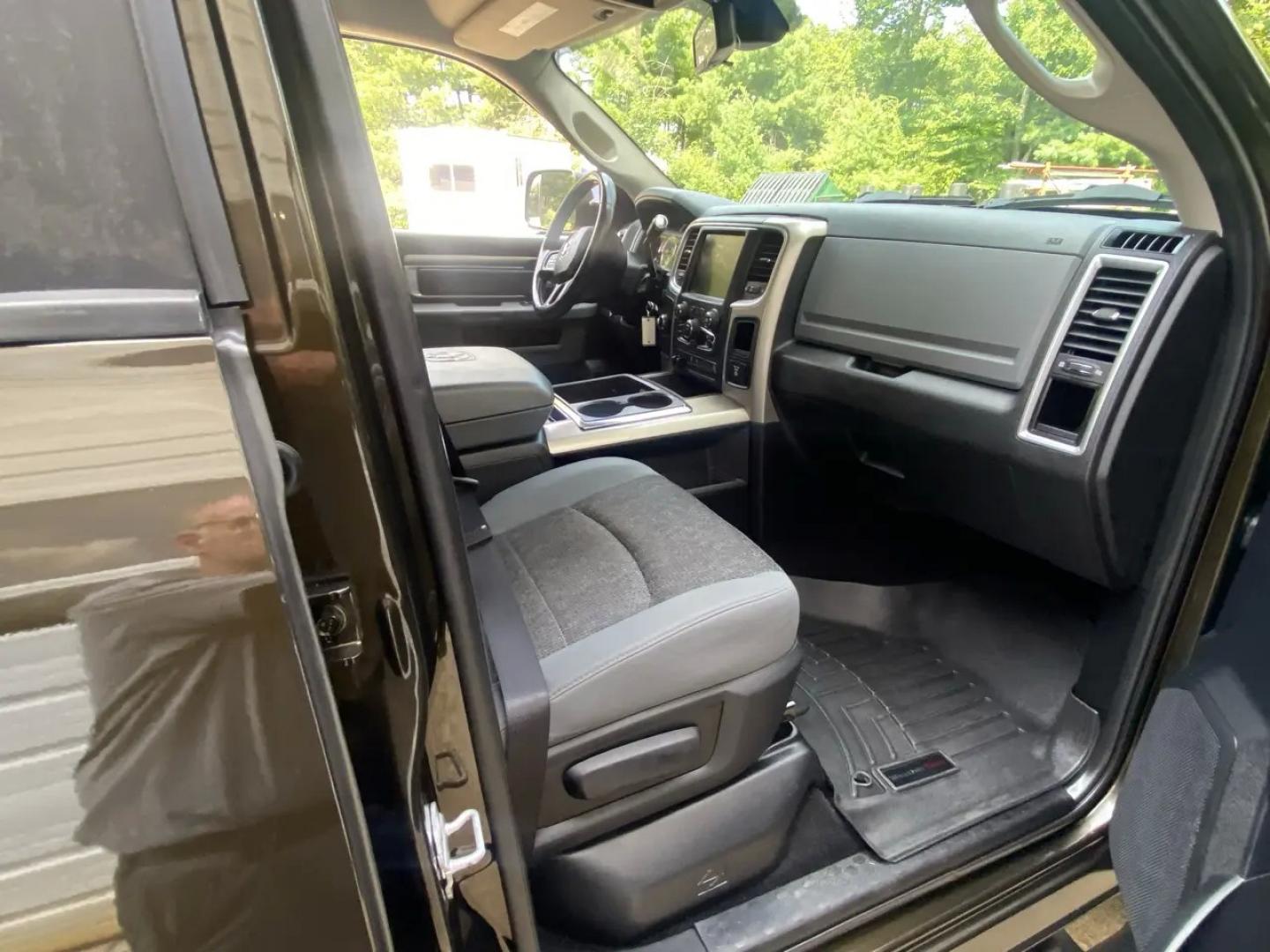 2013 Bronz /Grey RAM 2500 SLT Crew Cab SWB 4WD (3C6TR5DT8DG) with an 5.7L V8 OHV 16V engine, 6A transmission, located at 215 Milton St, Dedham, MA, 02026, (781) 329-5144, 42.241905, -71.157295 - This Bronze 2013 RAM 2500 is the kind of truck that looks ready for work even when it’s headed out for the weekend. Under the hood, the 5.7L gasoline V8 brings the muscle, while 4WD and a confident mix of traction control, ABS, and stability control help keep things planted when the road (or jobsi- Photo#11