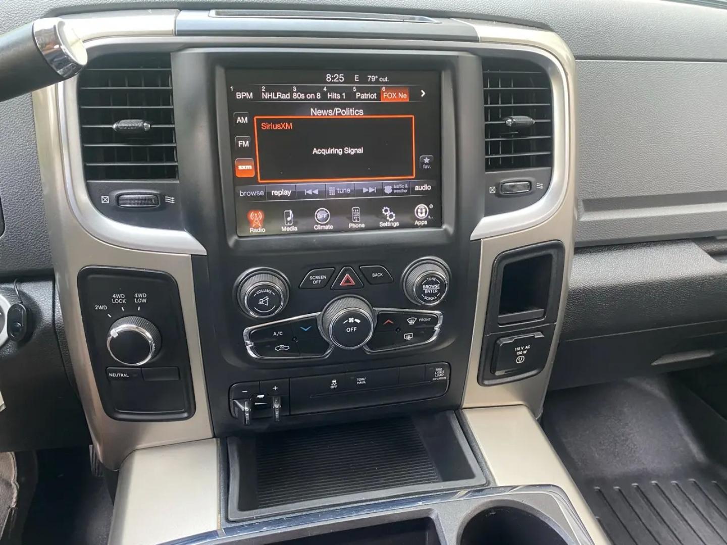 2013 Bronz /Grey RAM 2500 SLT Crew Cab SWB 4WD (3C6TR5DT8DG) with an 5.7L V8 OHV 16V engine, 6A transmission, located at 215 Milton St, Dedham, MA, 02026, (781) 329-5144, 42.241905, -71.157295 - This Bronze 2013 RAM 2500 is the kind of truck that looks ready for work even when it’s headed out for the weekend. Under the hood, the 5.7L gasoline V8 brings the muscle, while 4WD and a confident mix of traction control, ABS, and stability control help keep things planted when the road (or jobsi- Photo#13